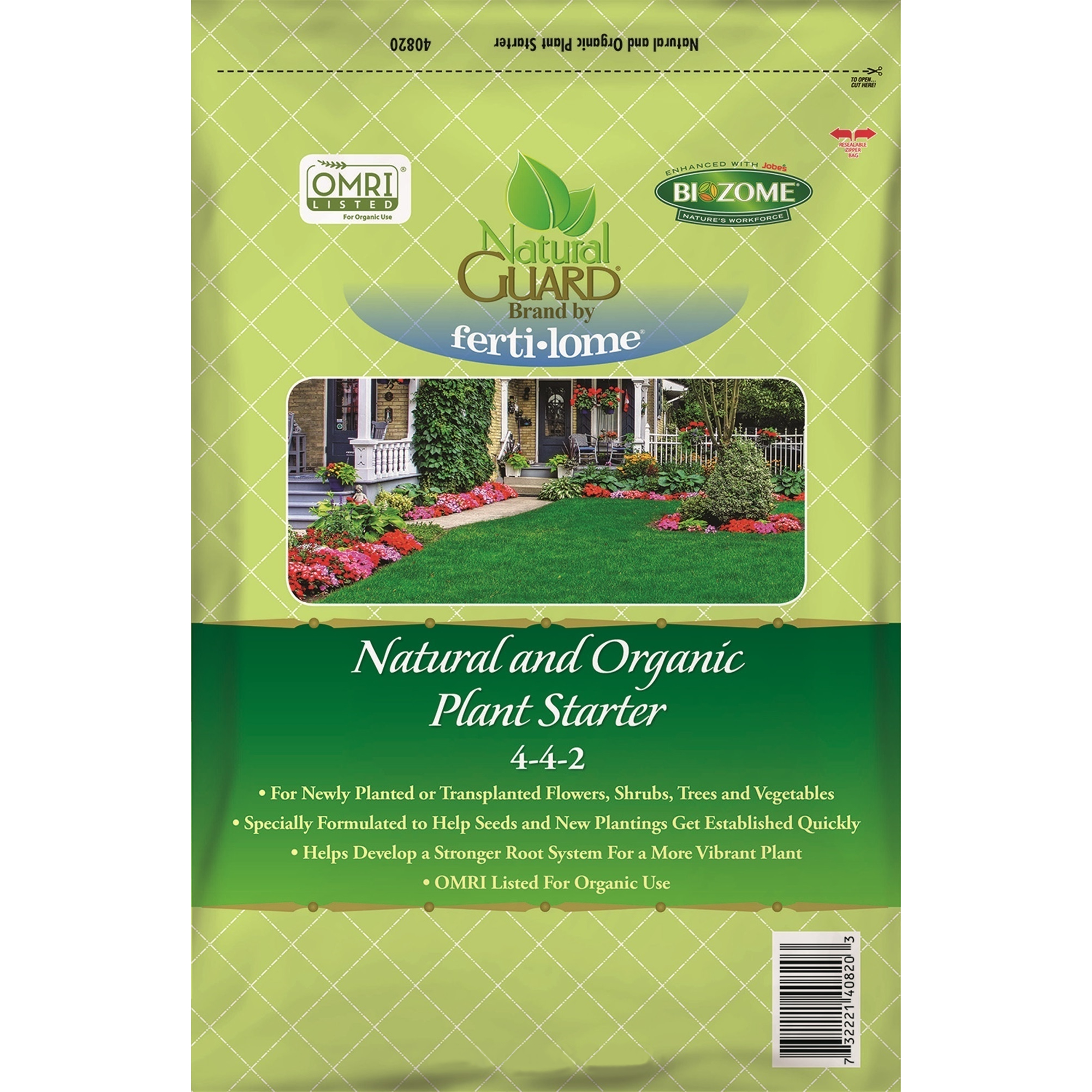 Fertilome Natural Guard Natural and Organic Plant Starter Food, 4-4-2