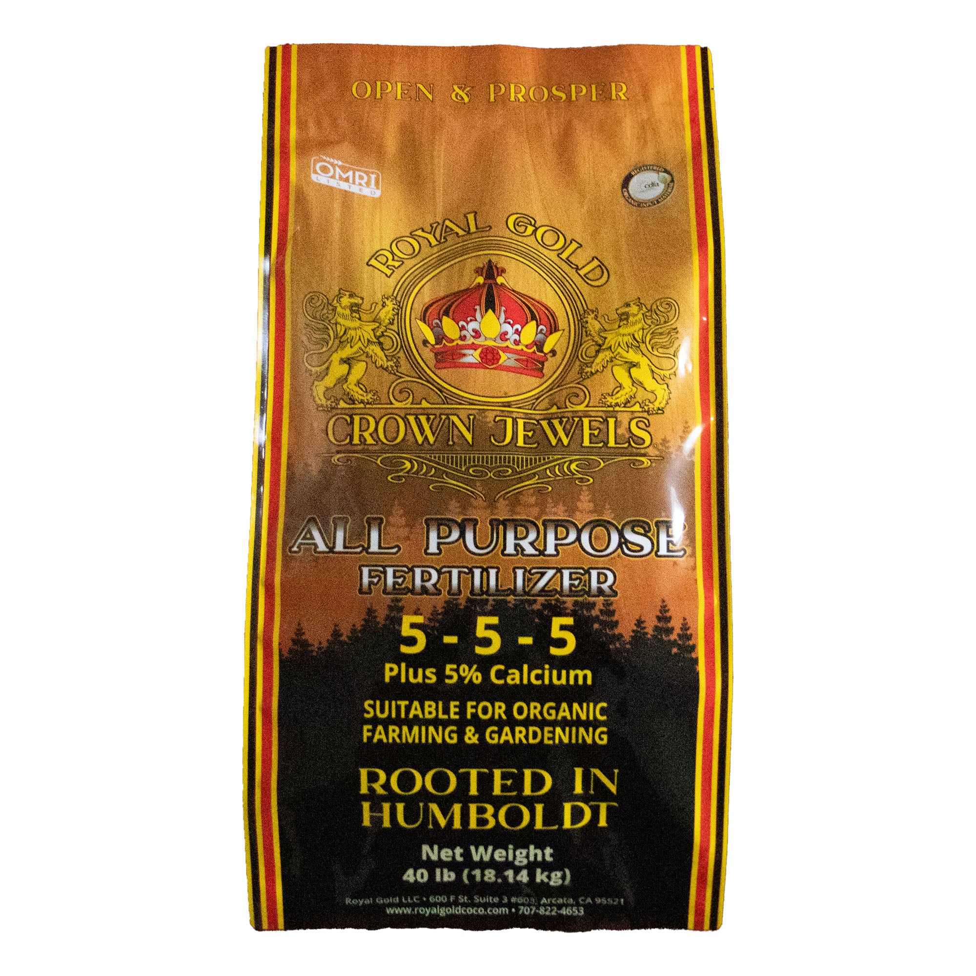 Royal Gold Crown Jewels Organic All Purpose 5-5-5 Dry Soluble Fertilizer for Preparing Soil
