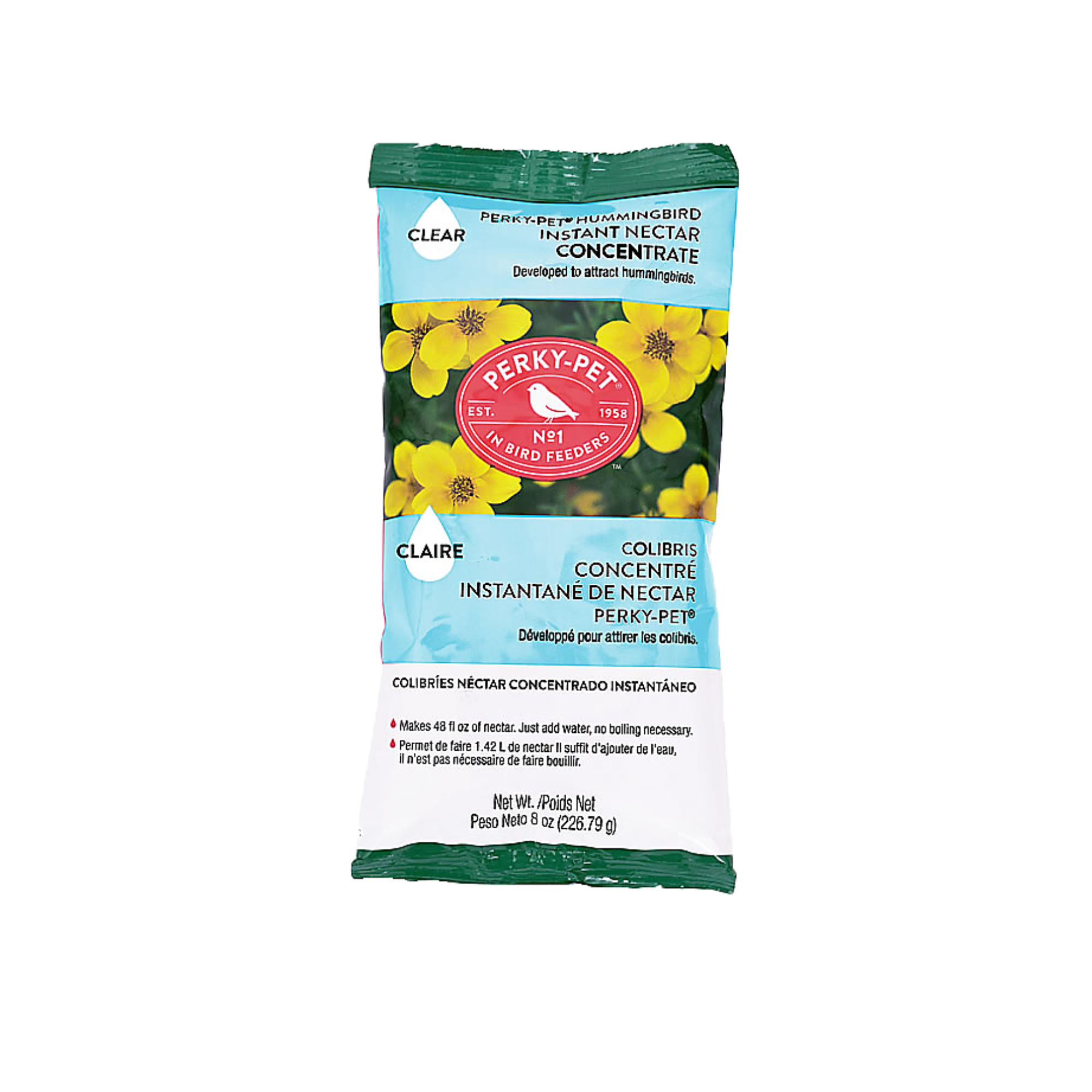 Perky Pet Instant Hummingbird Nectar Concentrate, 8oz Bag