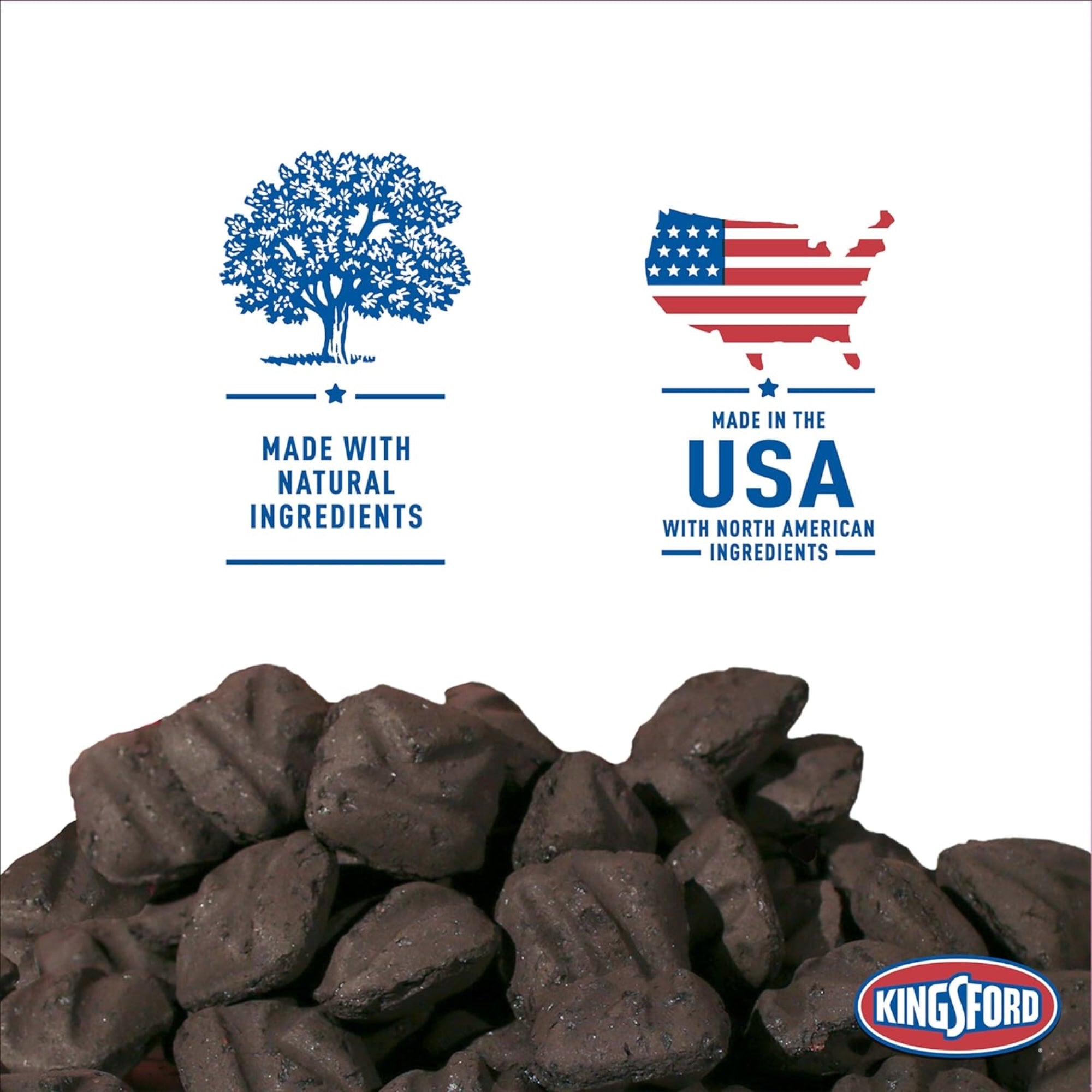 Kingsford The Original Natural Charcoal Briquettes for BBQ Grilling, 16lbs