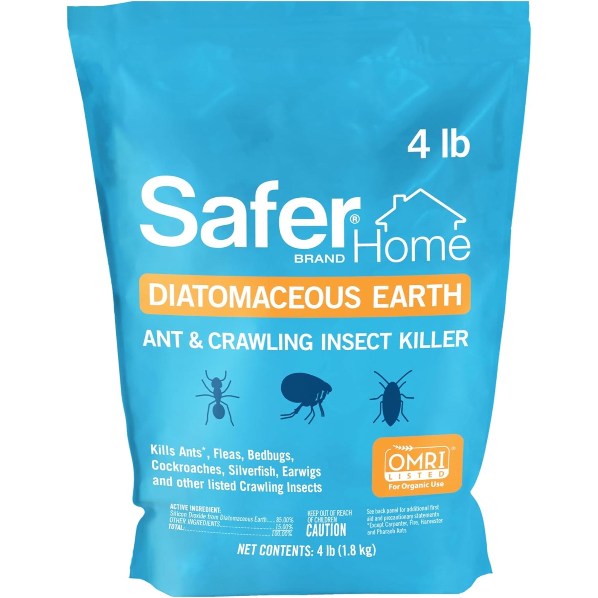 Safer Diatomaceous Earth Ant & Crawling Insect Killer, 4 lb Bag
