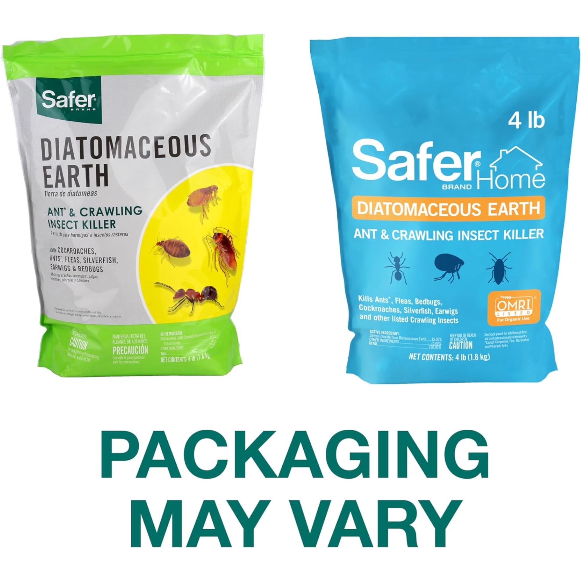 Safer Diatomaceous Earth Ant & Crawling Insect Killer, 4 lb Bag