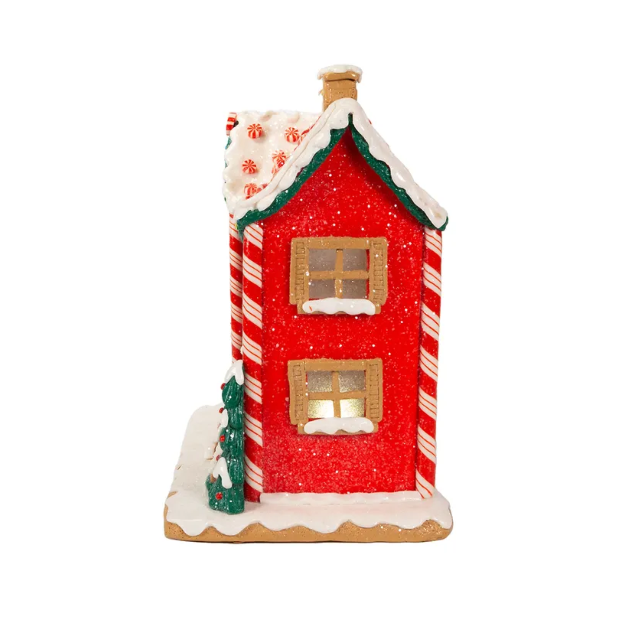Kurt Adler Battery Operated Light-Up Musical Gingerbread House, 9.5in