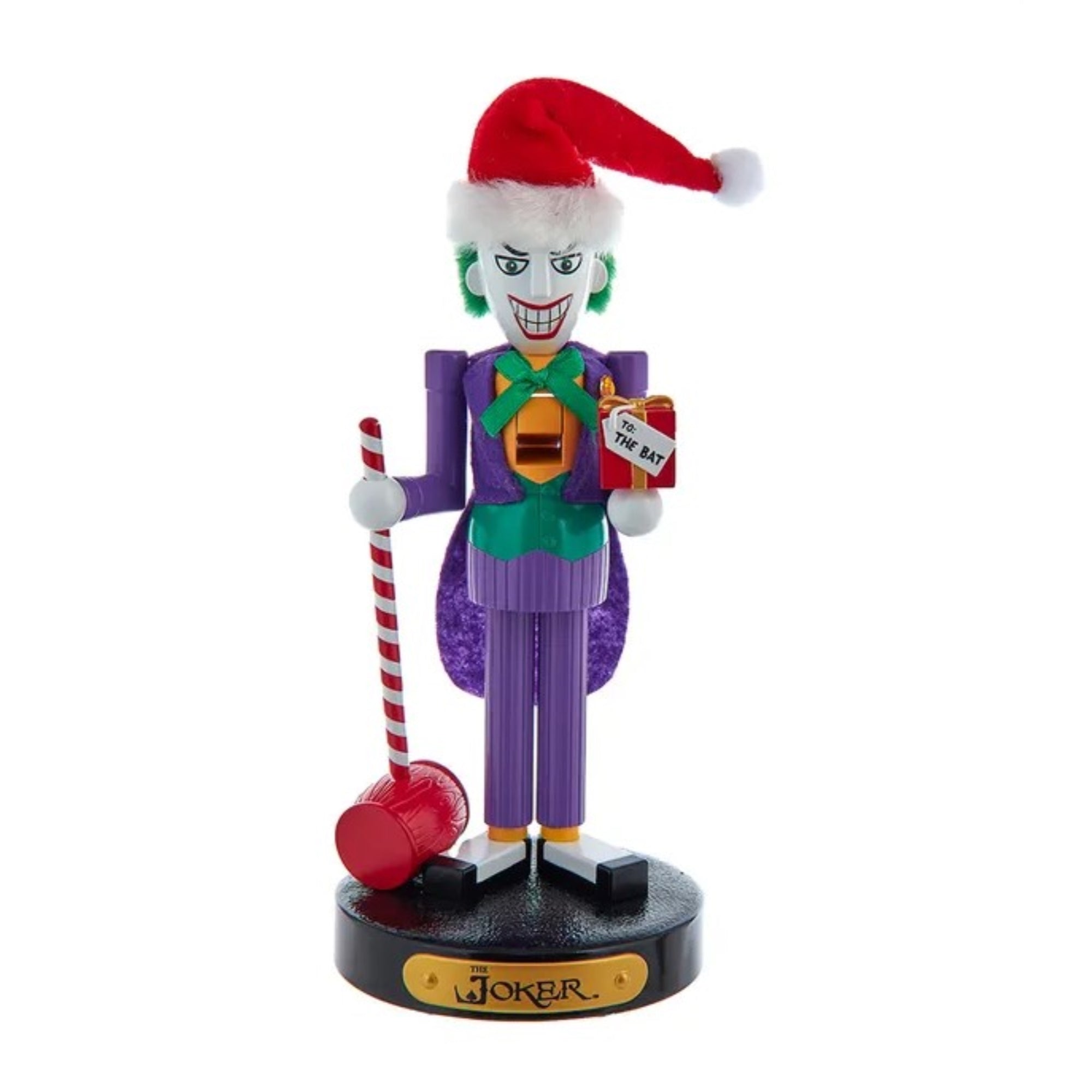 Kurt Adler Officially Licensed DC Comics Resin Joker Nutcracker, 10"