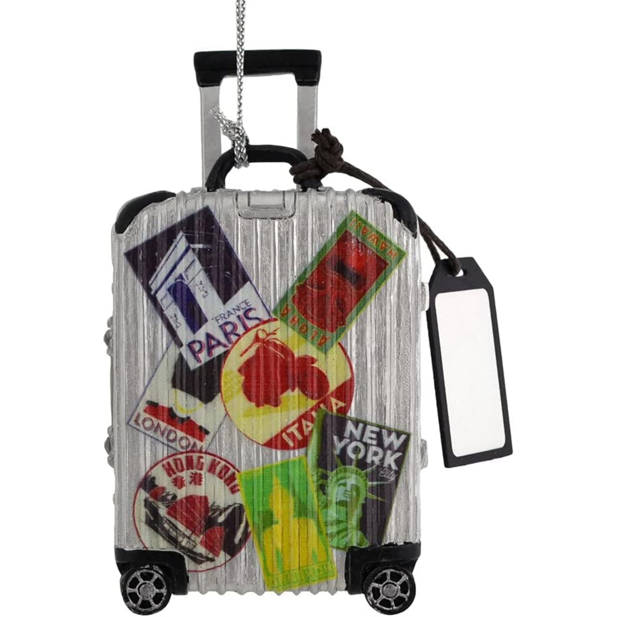 Kurt Adler Travel Luggage Resin Christmas Ornament