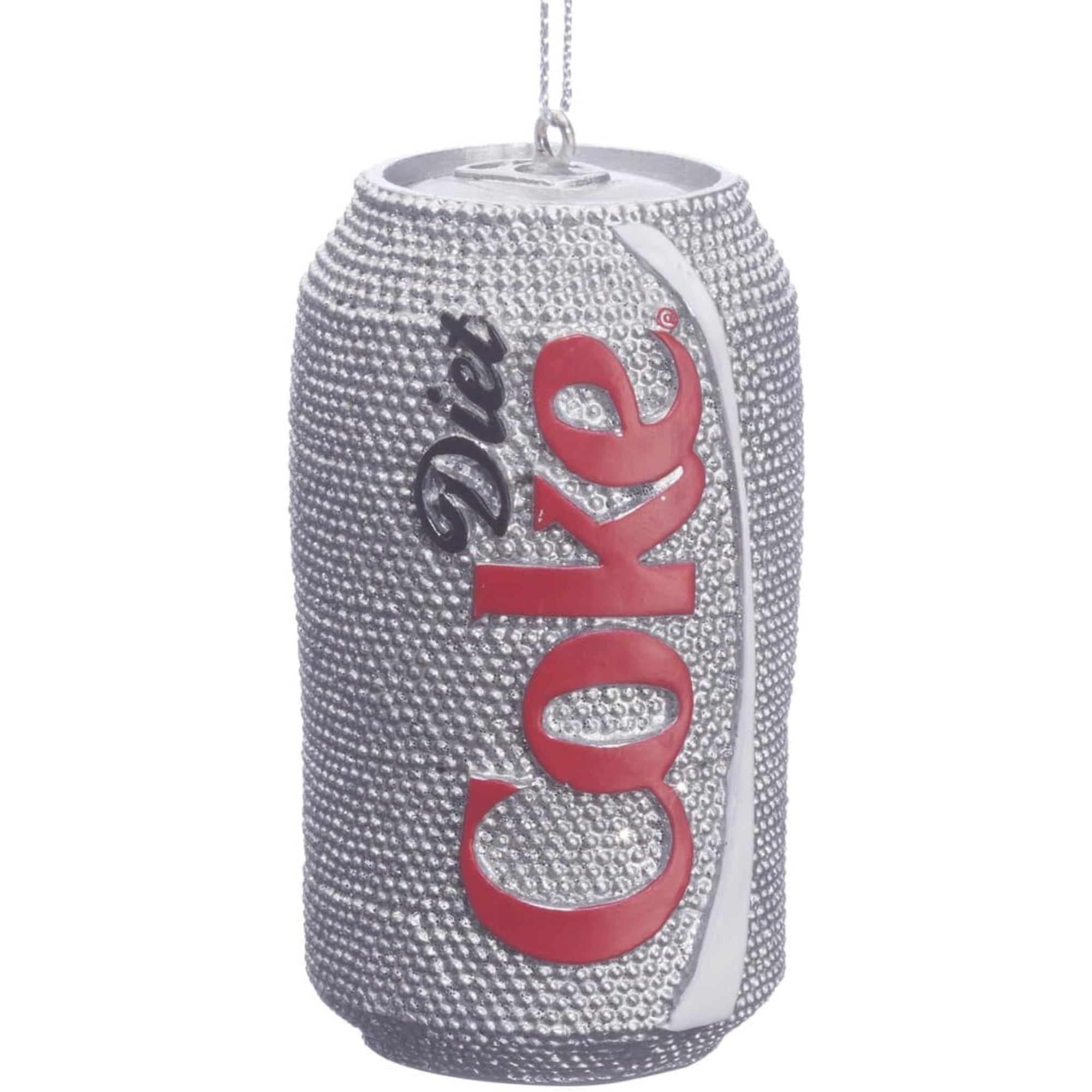 Kurt Adler Coca-Cola Glittered Diet Coke Can Resin Christmas Ornament