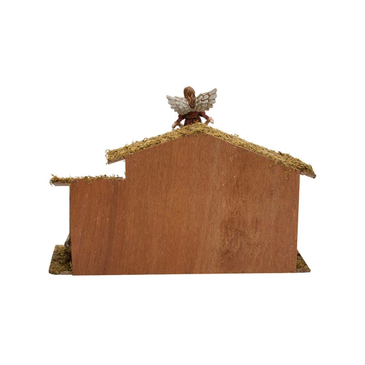Kurt Adler Christmas Nativity Set with Wooden Stable, 12-Piece Set