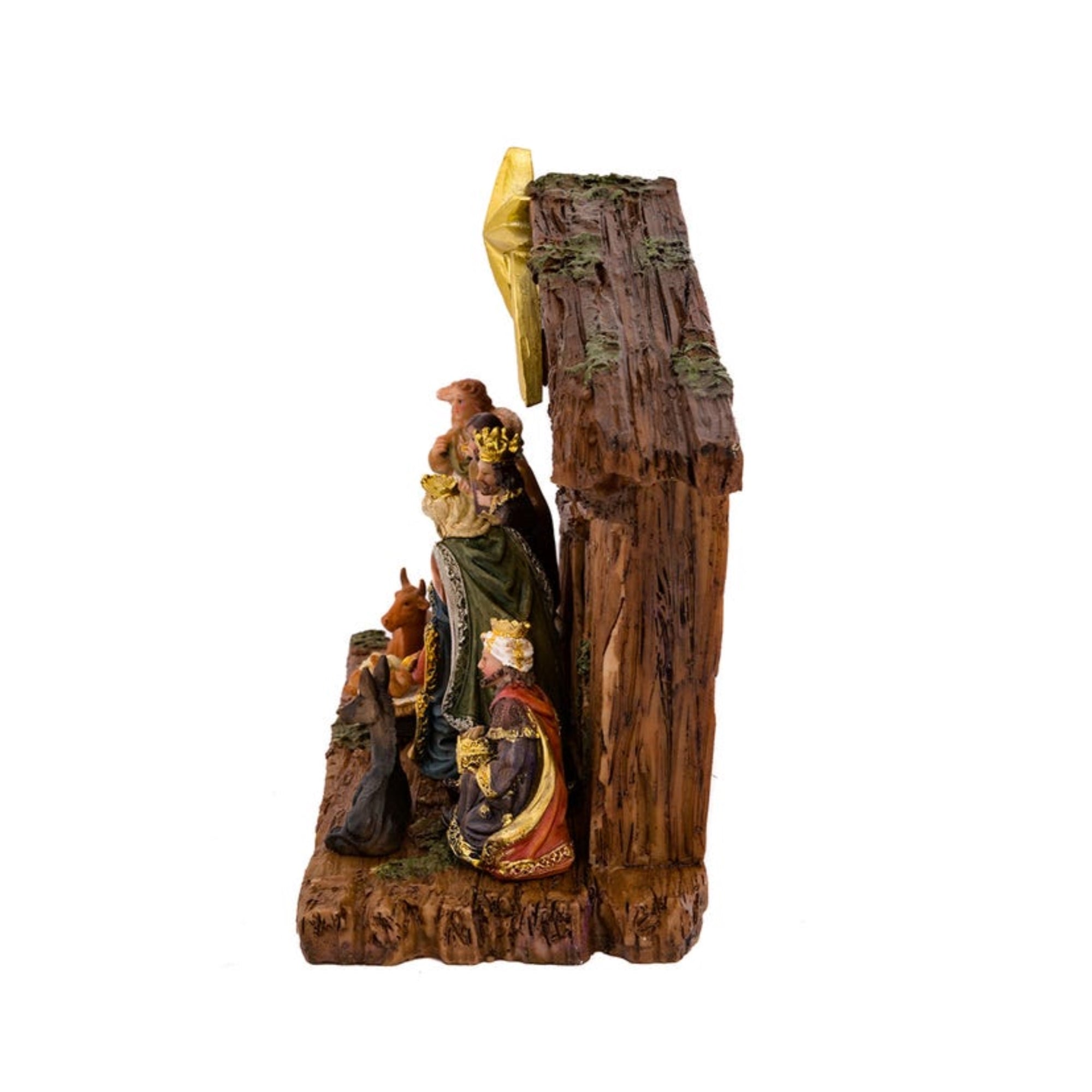 Kurt Adler Christmas Nativity Set with 10 Figures and Stable