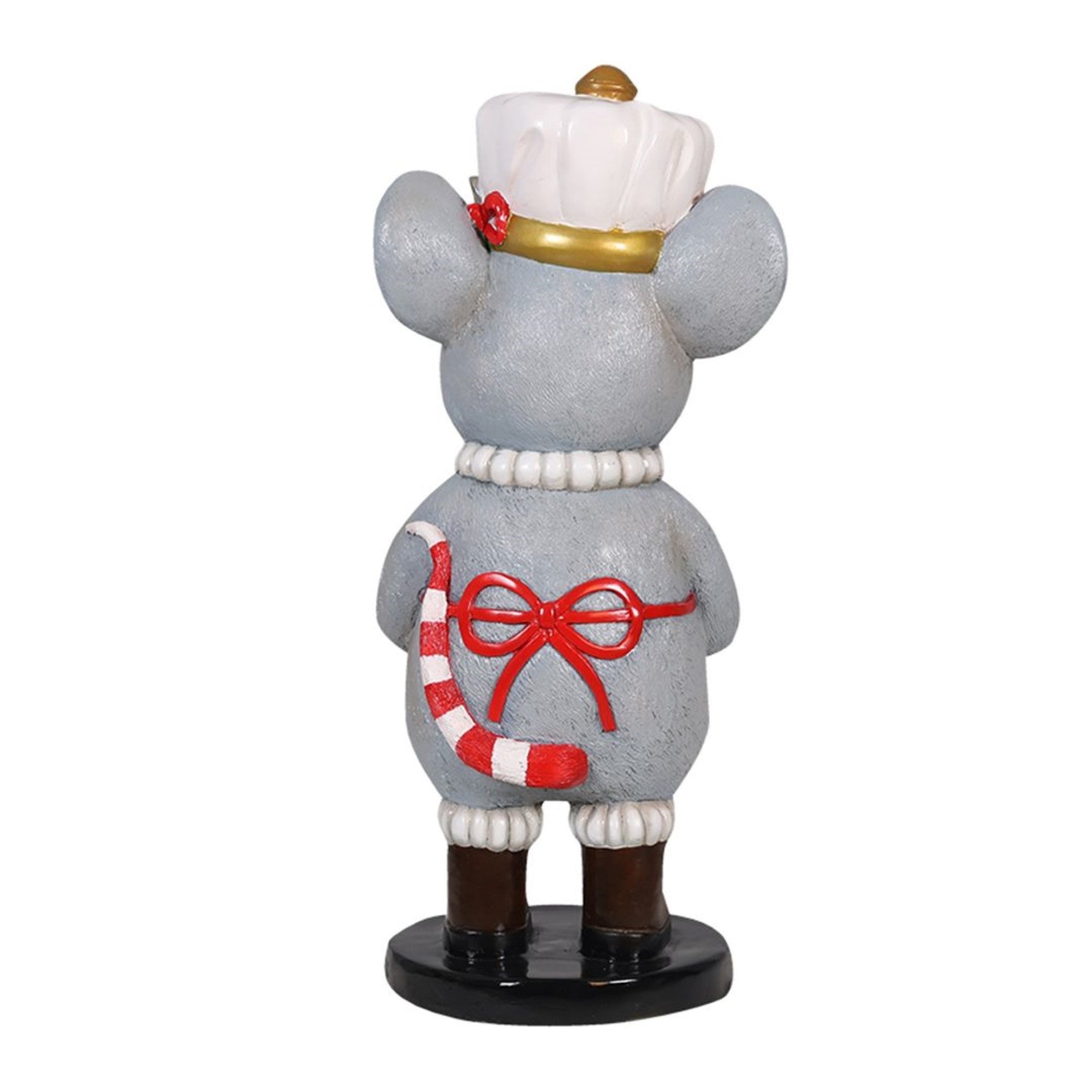 Garden Elements Fiberglass Christmas Table Piece, Chef Mouse, 33"