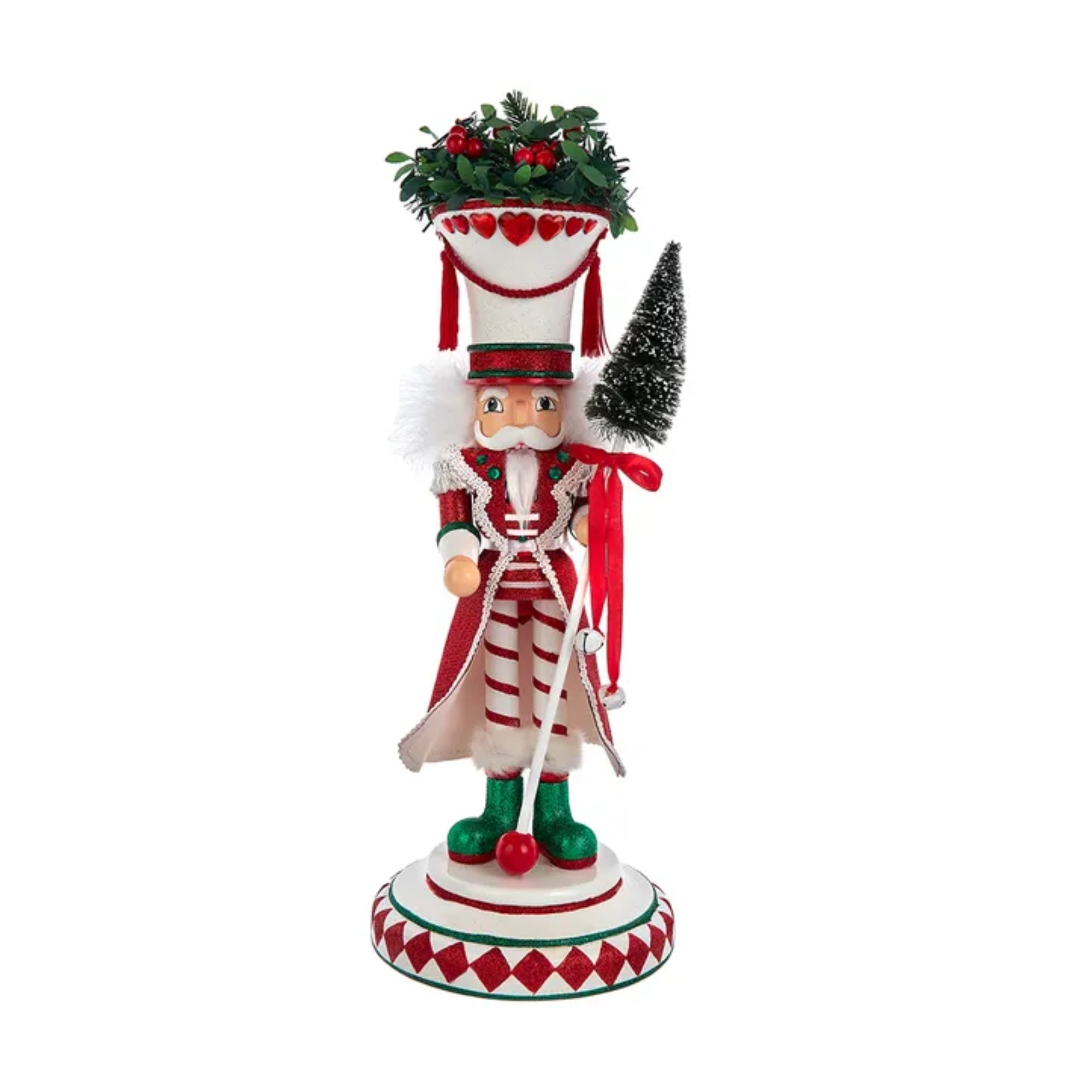 Kurt Adler Hollywood Nutcracker Collection, Hearts Soldier, 17in