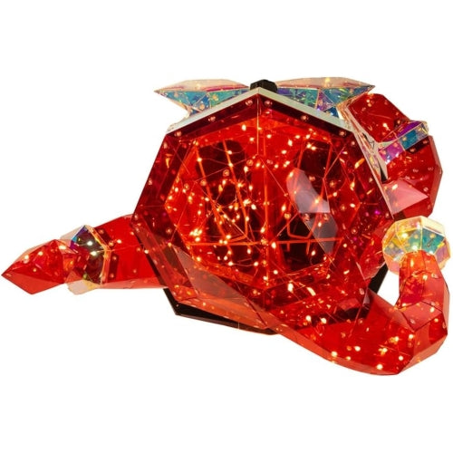 Kurt Adler Indoor/Outdoor Iridescent Light Up Santa Decoration, 150 Warm White Lights, 30"