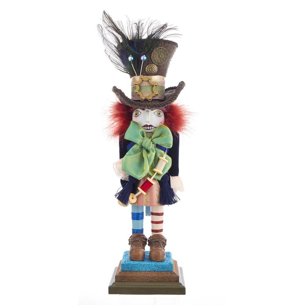 Kurt Adler Hollywood Nutcrackers, Mad Hatter Nutcracker, 18"