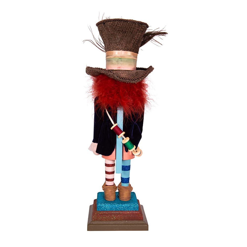 Kurt Adler Hollywood Nutcrackers, Mad Hatter Nutcracker, 18"