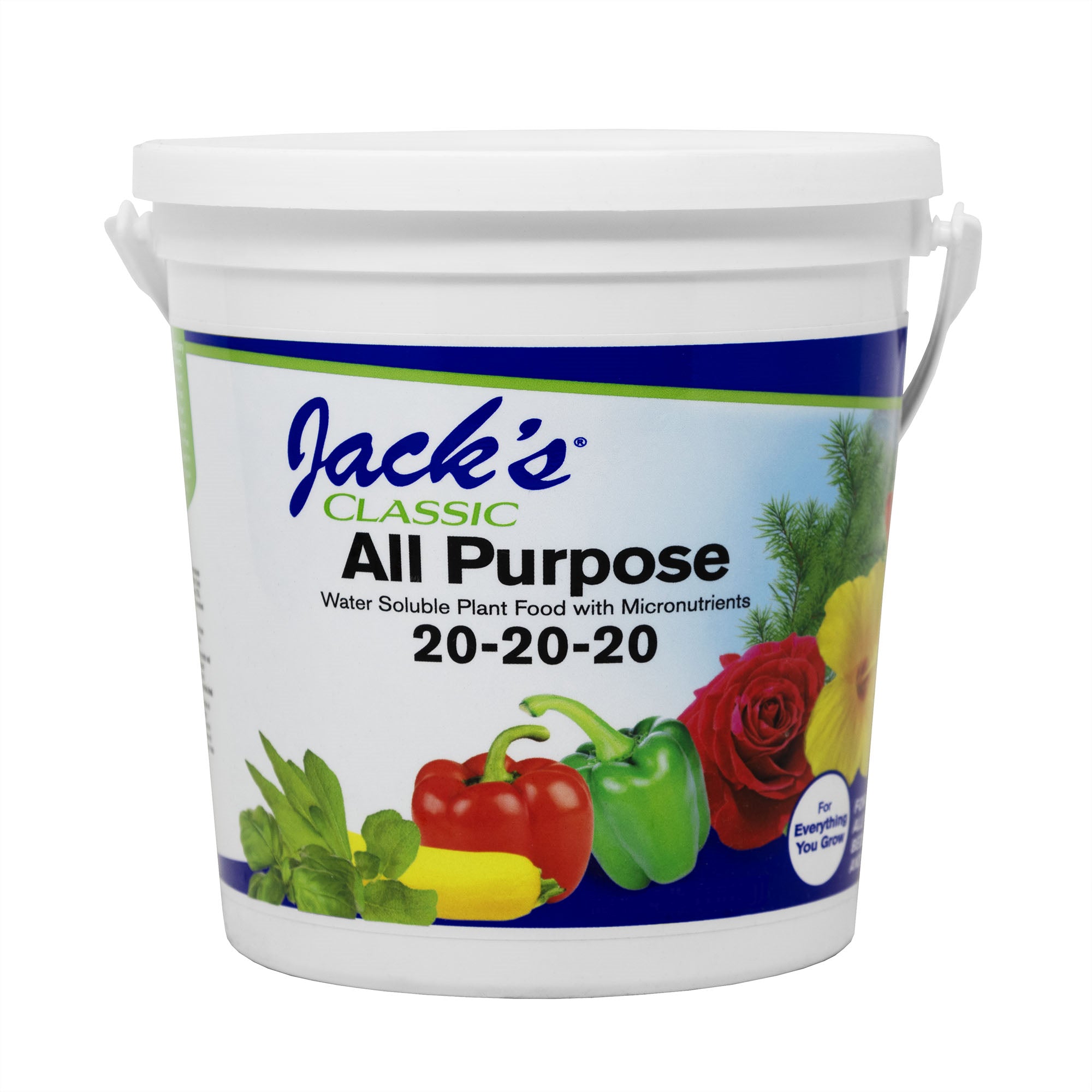 JR Peters Jack's Classic Water Soluble All Purpose Fertilizer, 20-20-20