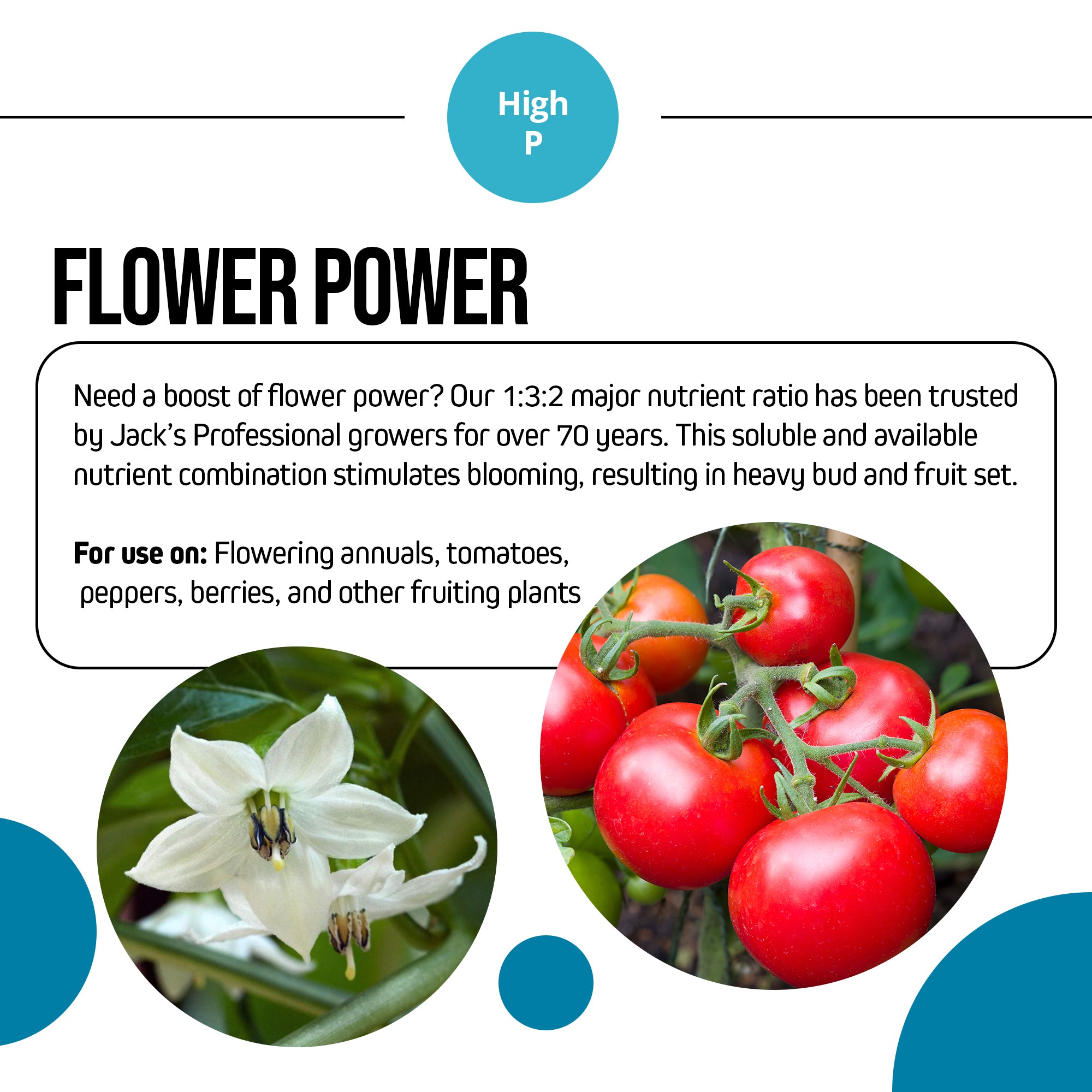Jack's Nutrients Bloom Fertilizer 10-30-20, 2.2lbs