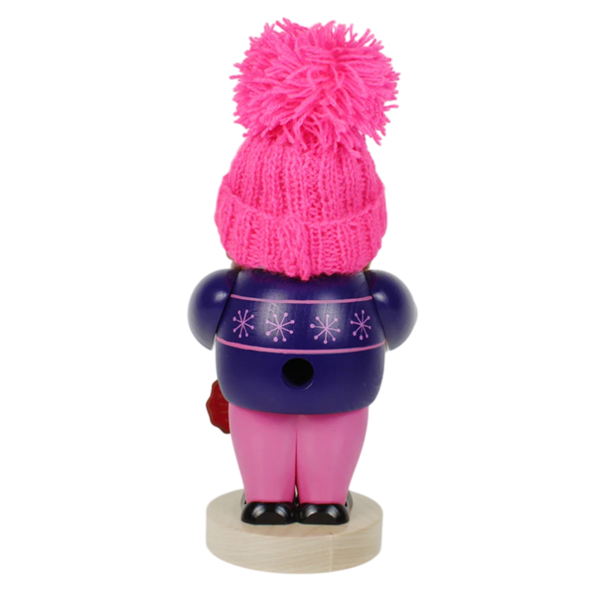Steinbach Big Smoker Collection, Wooden Figurine, Snowboard Girl, 10"