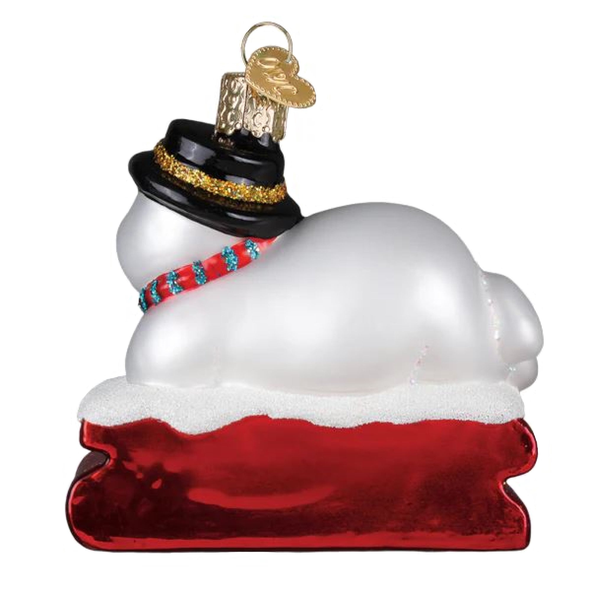 Old World Christmas Blown Glass Ornament for Christmas Tree, 2025 Snowman