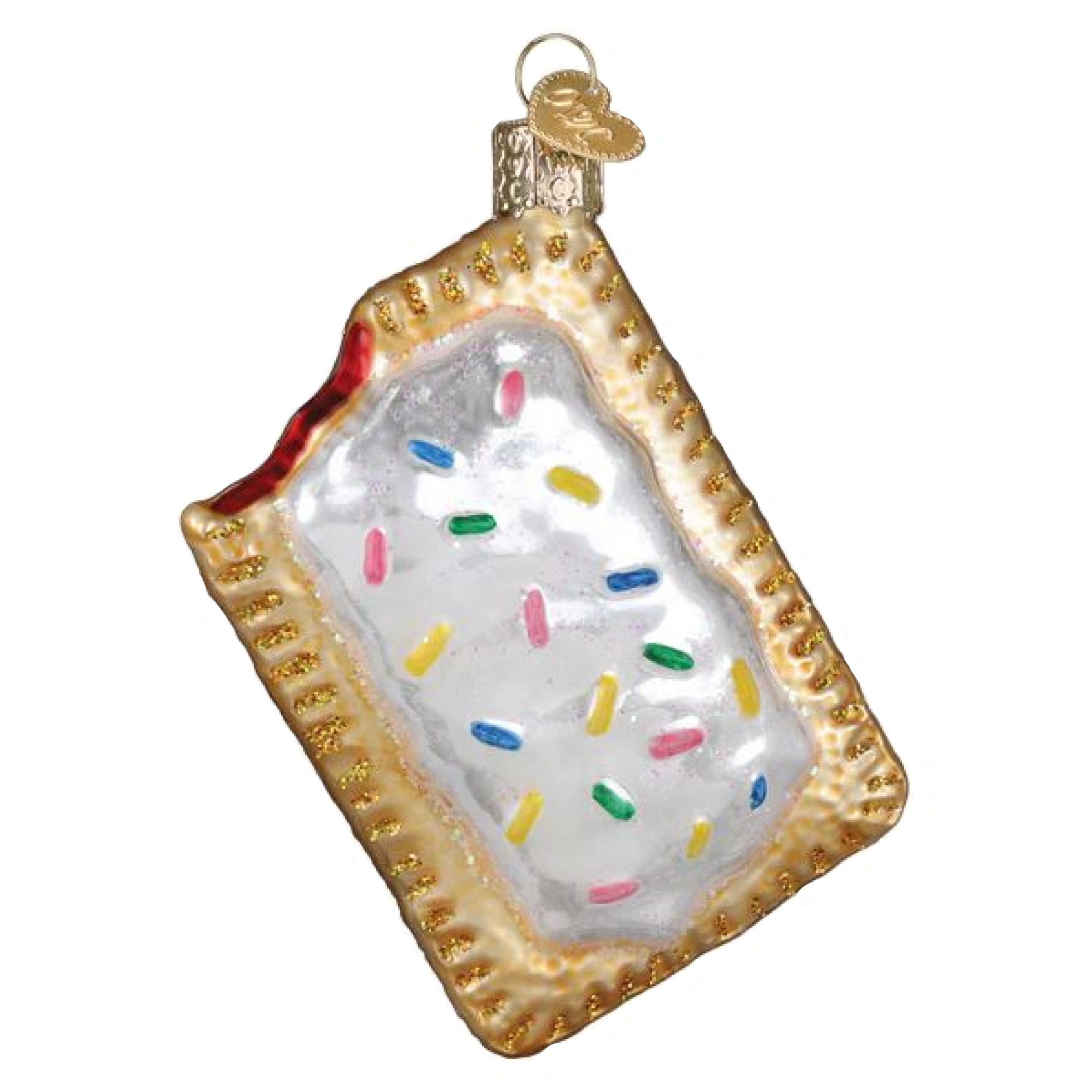 Old World Christmas Blown Glass Ornament for Christmas Tree, Toaster Pastry