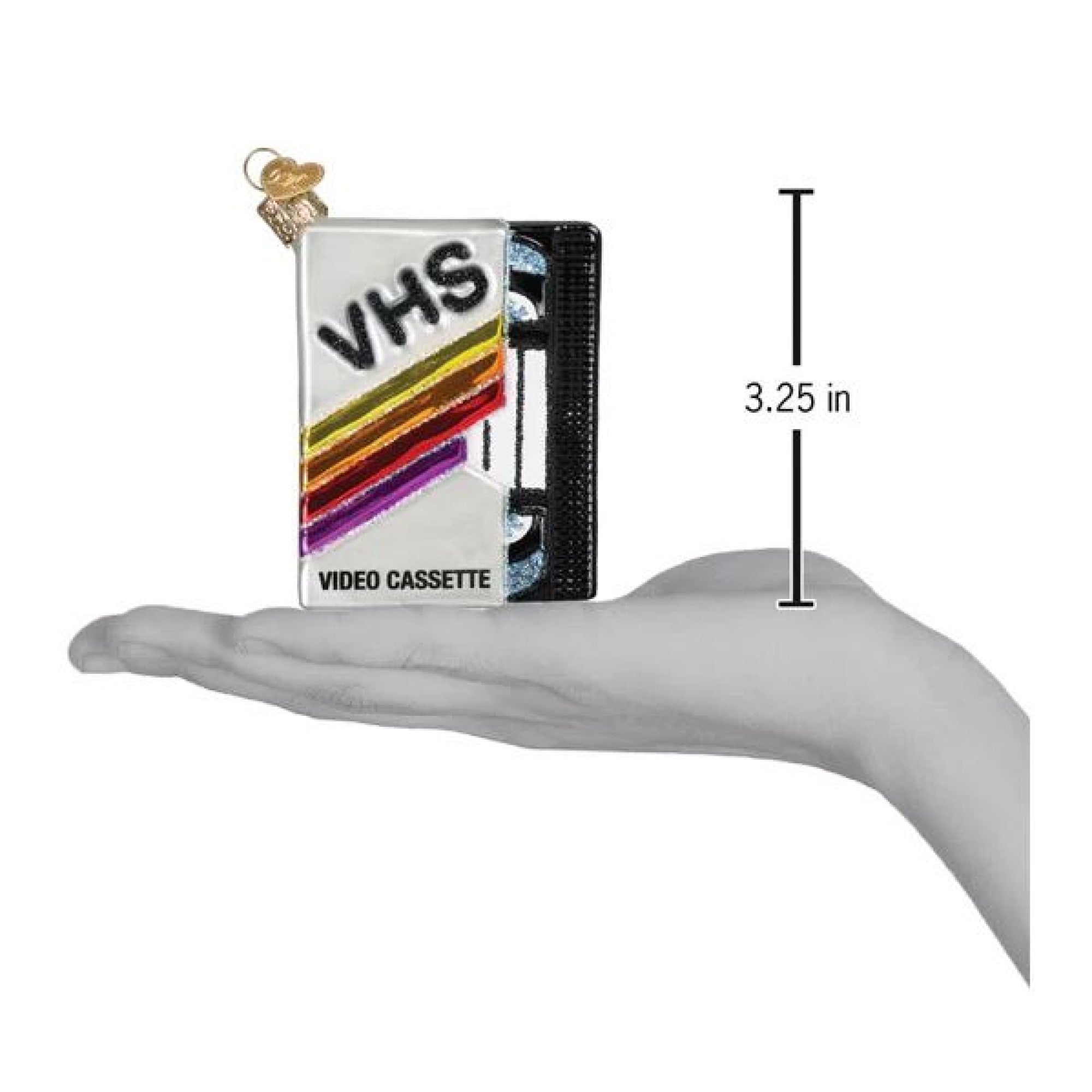 Old World Christmas Blown Glass Ornament VHS Tape - Thumbnail 4