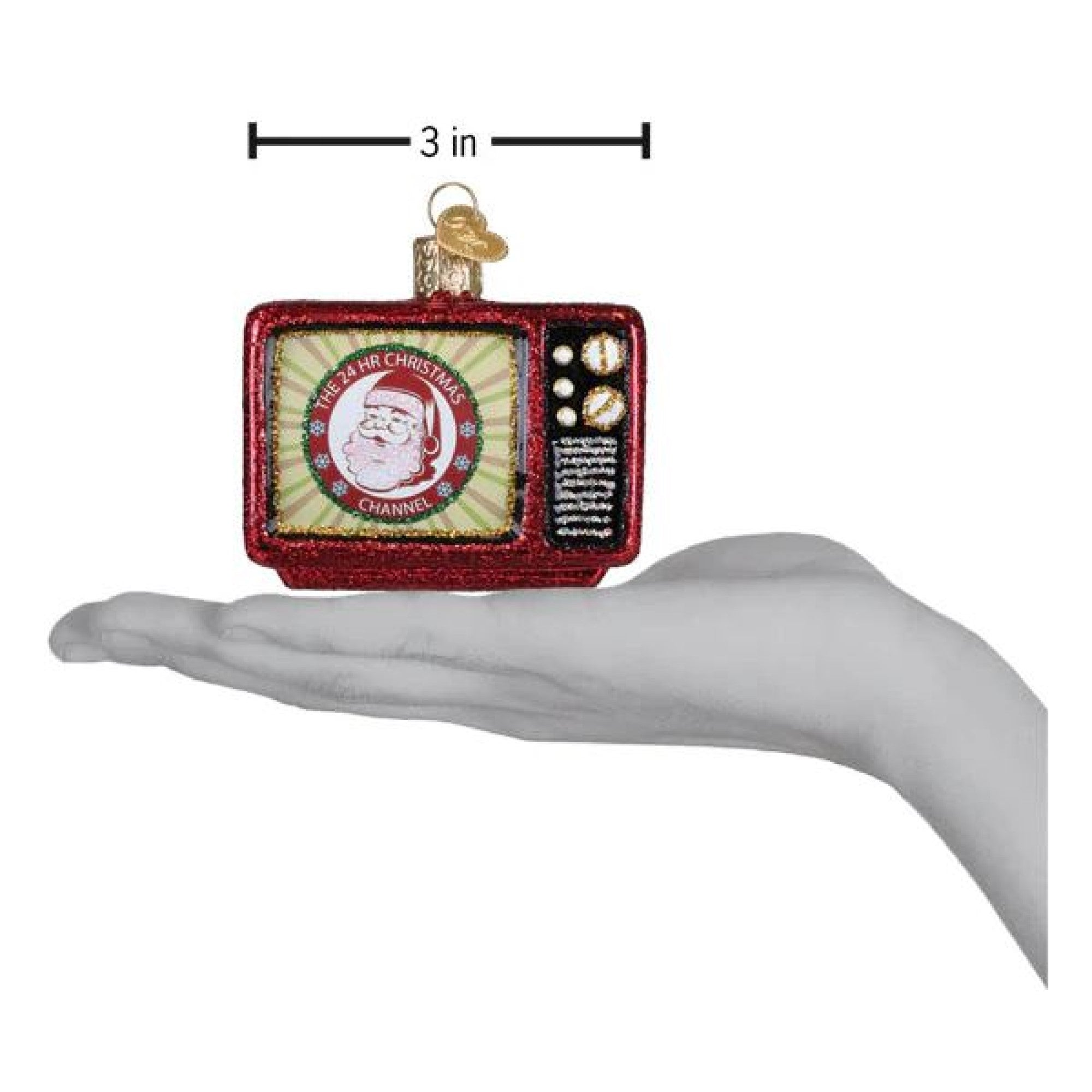 Old World Christmas Blown Glass Ornament for Christmas Tree, 24hr Christmas Channel