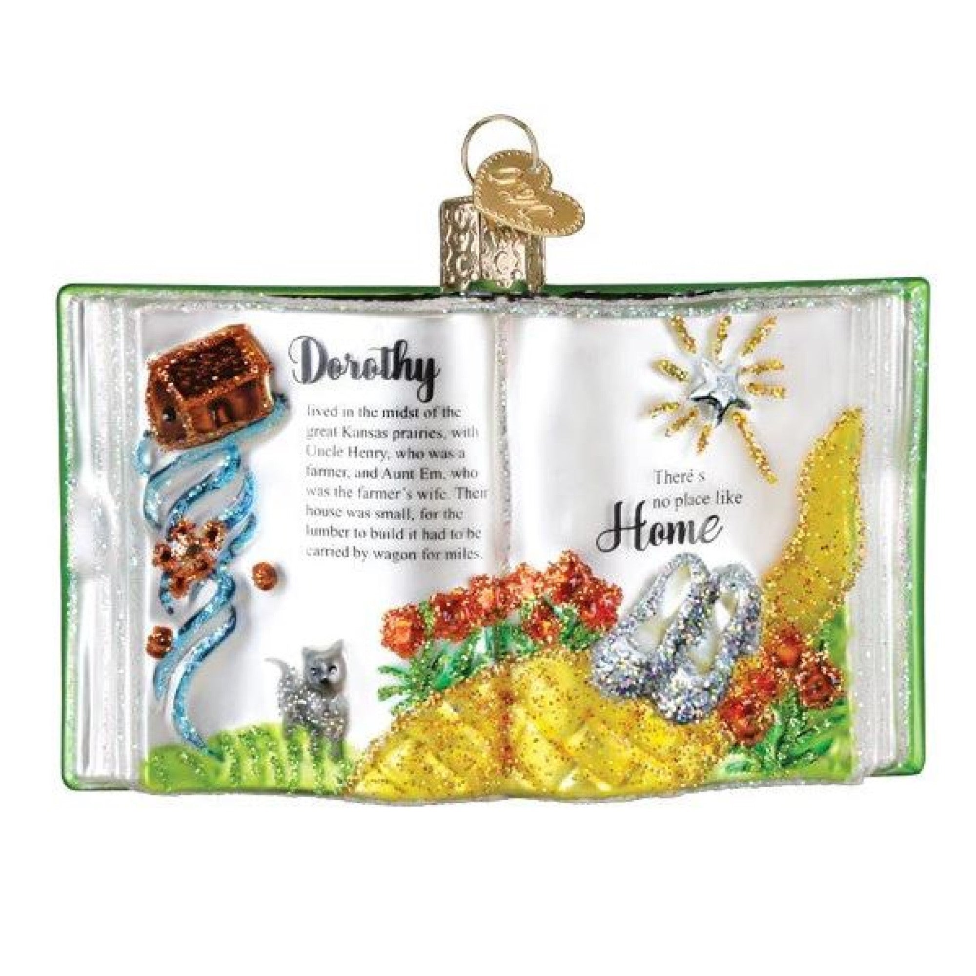 Old World Christmas Blown Glass Ornament for Christmas Tree, The Wonderful Wizard of Oz