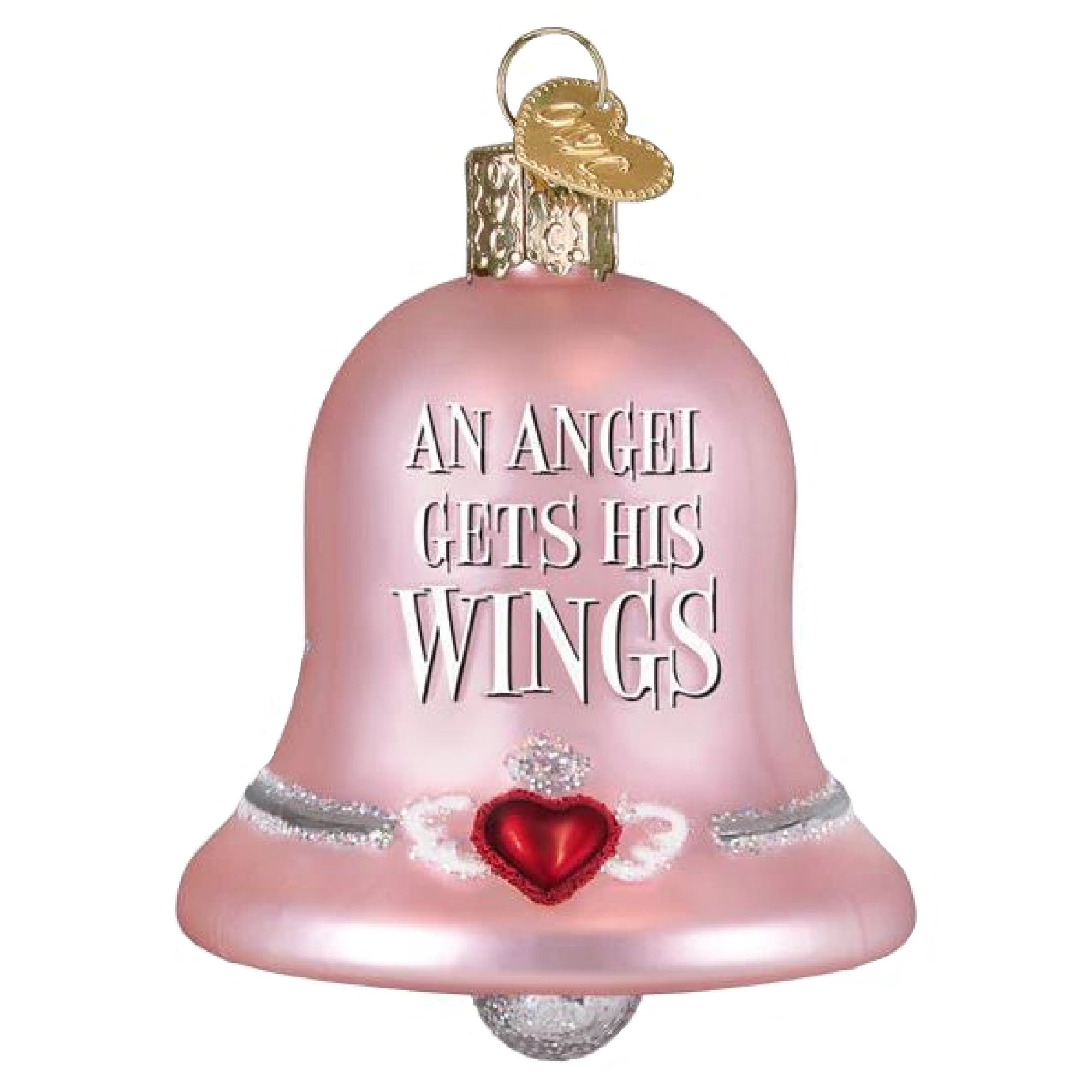 Old World Christmas Blown Glass Ornament for Christmas Tree, Everytime a Bell Rings