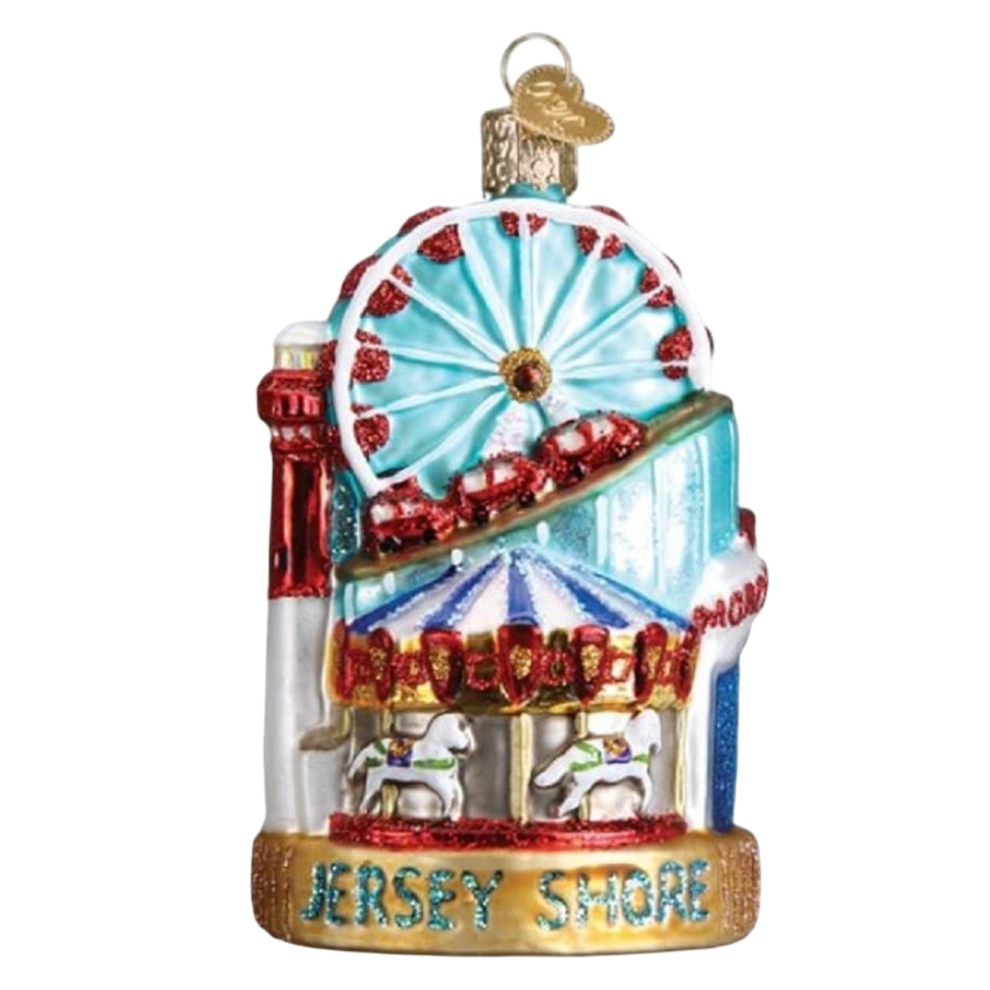 Old World Christmas Glass Blown Jersey Shore Ornament