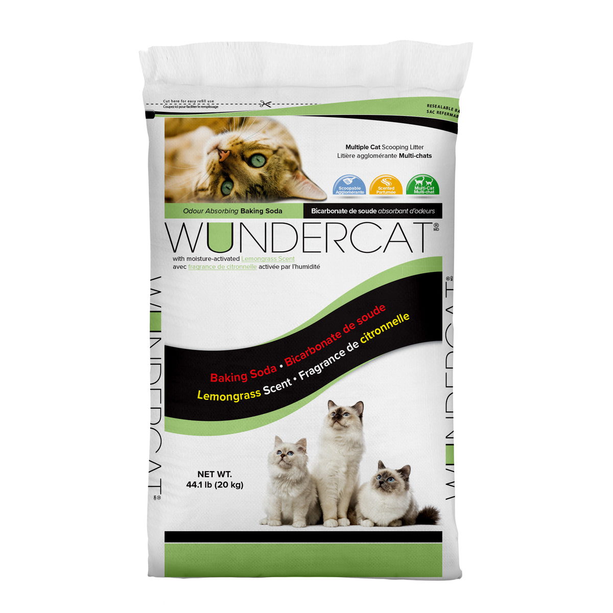 Progressive Planet Wundercat Scoopable Cat Litter with Lemongrass Scen