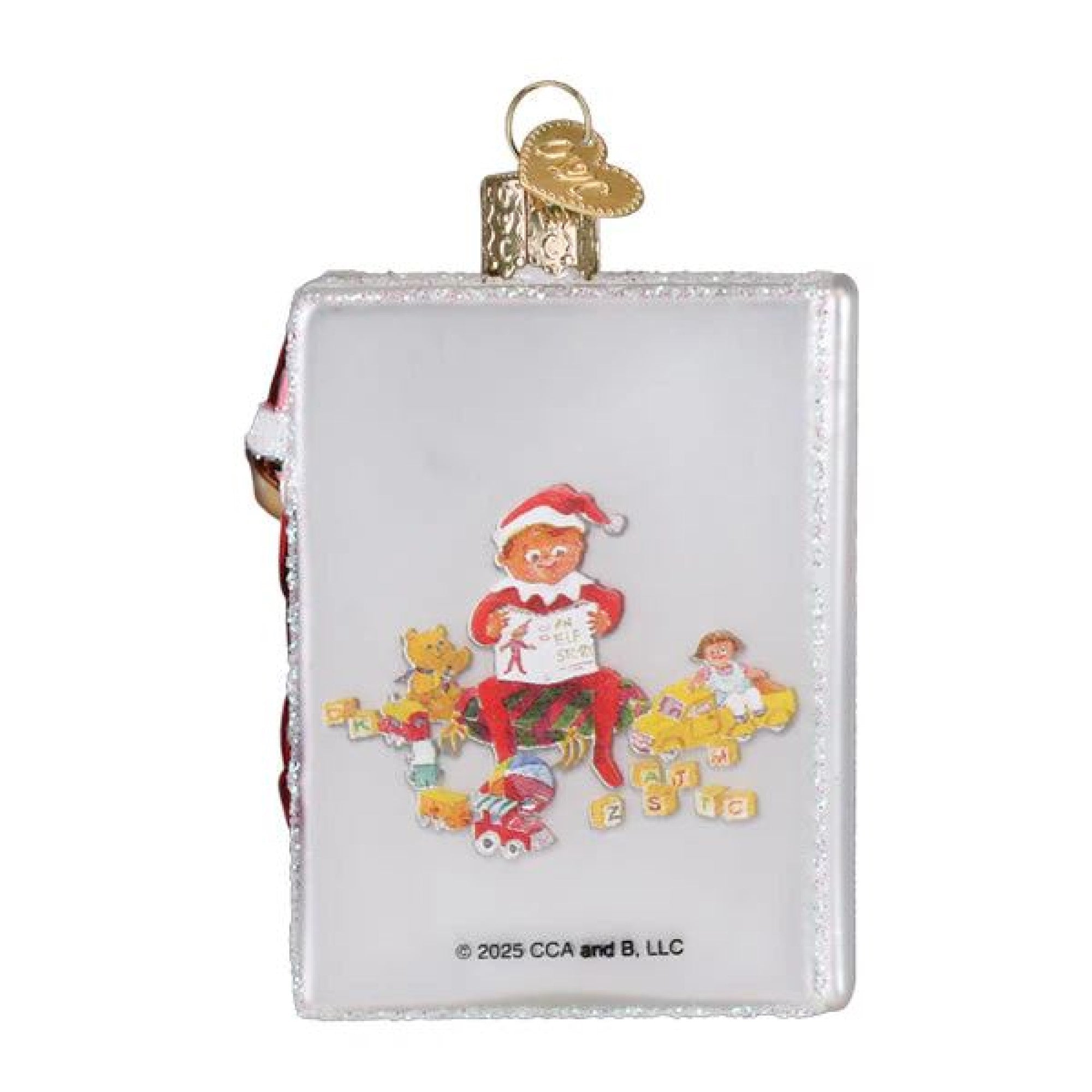 Old World Christmas Blown Glass Ornament for Christmas Tree, The Elf On The Shelf