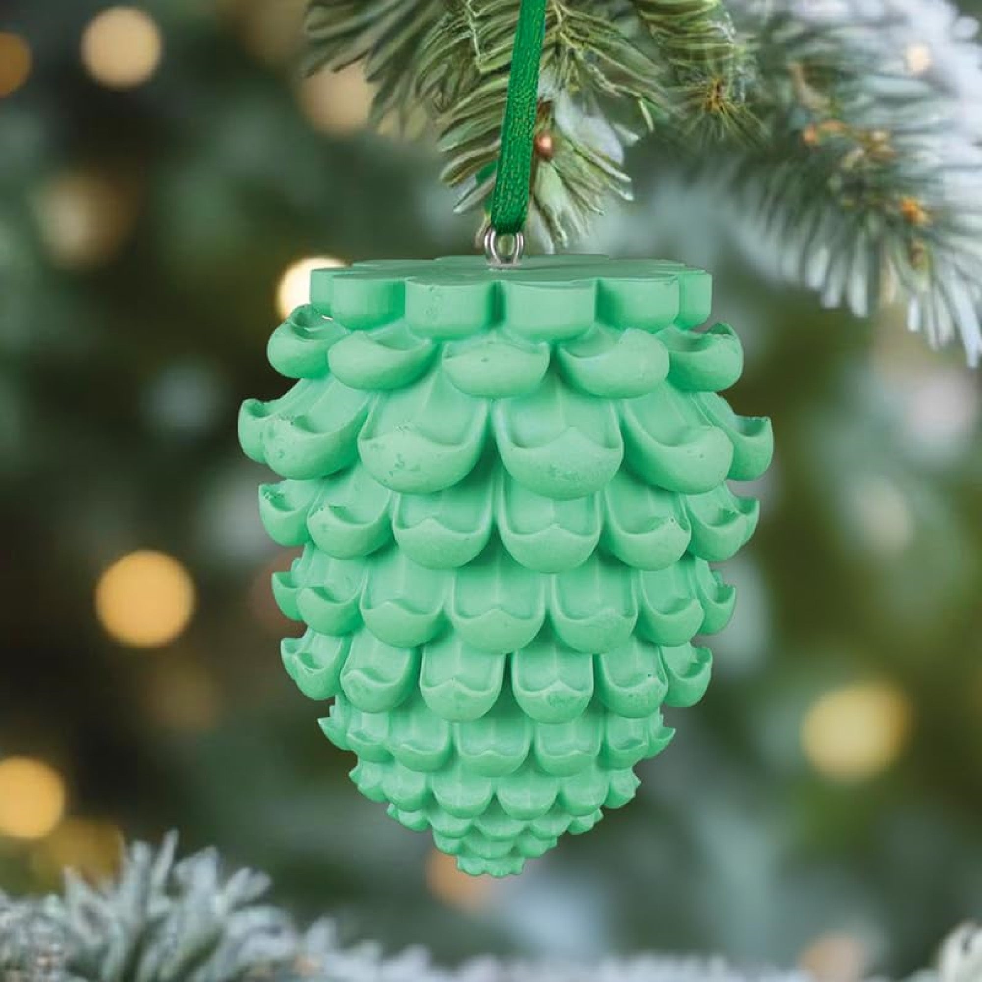 Old World Christmas Gypsum Scented Ornament for Christmas Tree, Country Pinecone