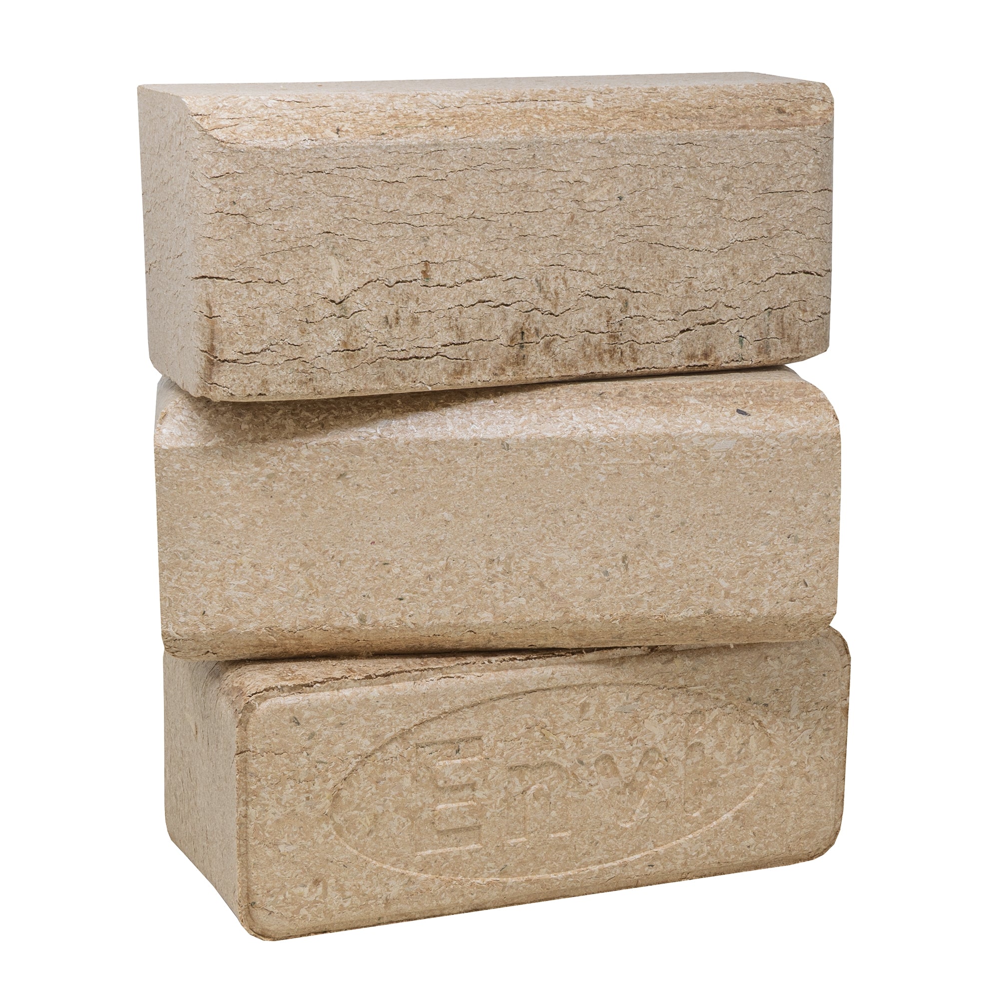 Firewood Central Envi Hardwood Fuel Blocks by Bio-Diversity -100% Natural Compressed Sawdust, High Heat, Long Burn for Fireplaces, Stoves, and Fire Pits (3 Pack)