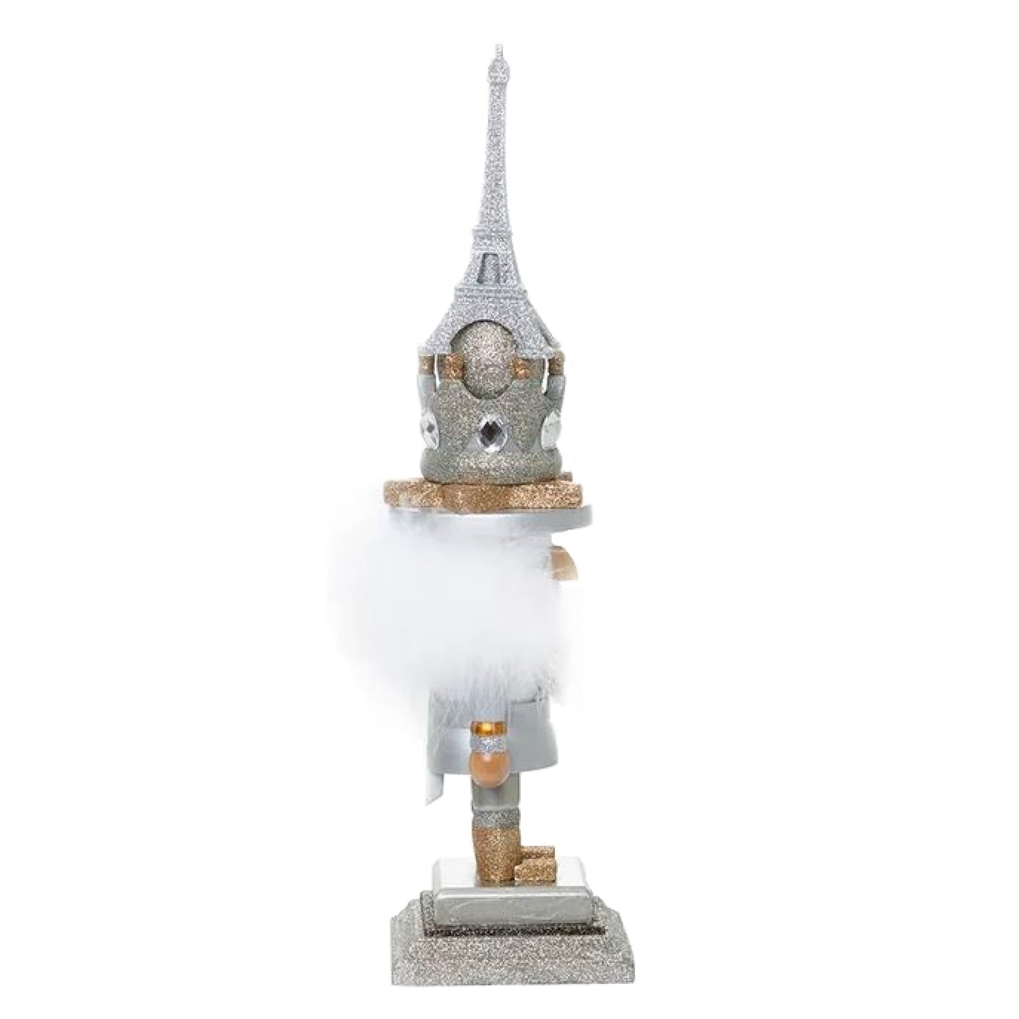 Kurt Adler Hollywood Nutcracker, Paris Hat, 15.75in