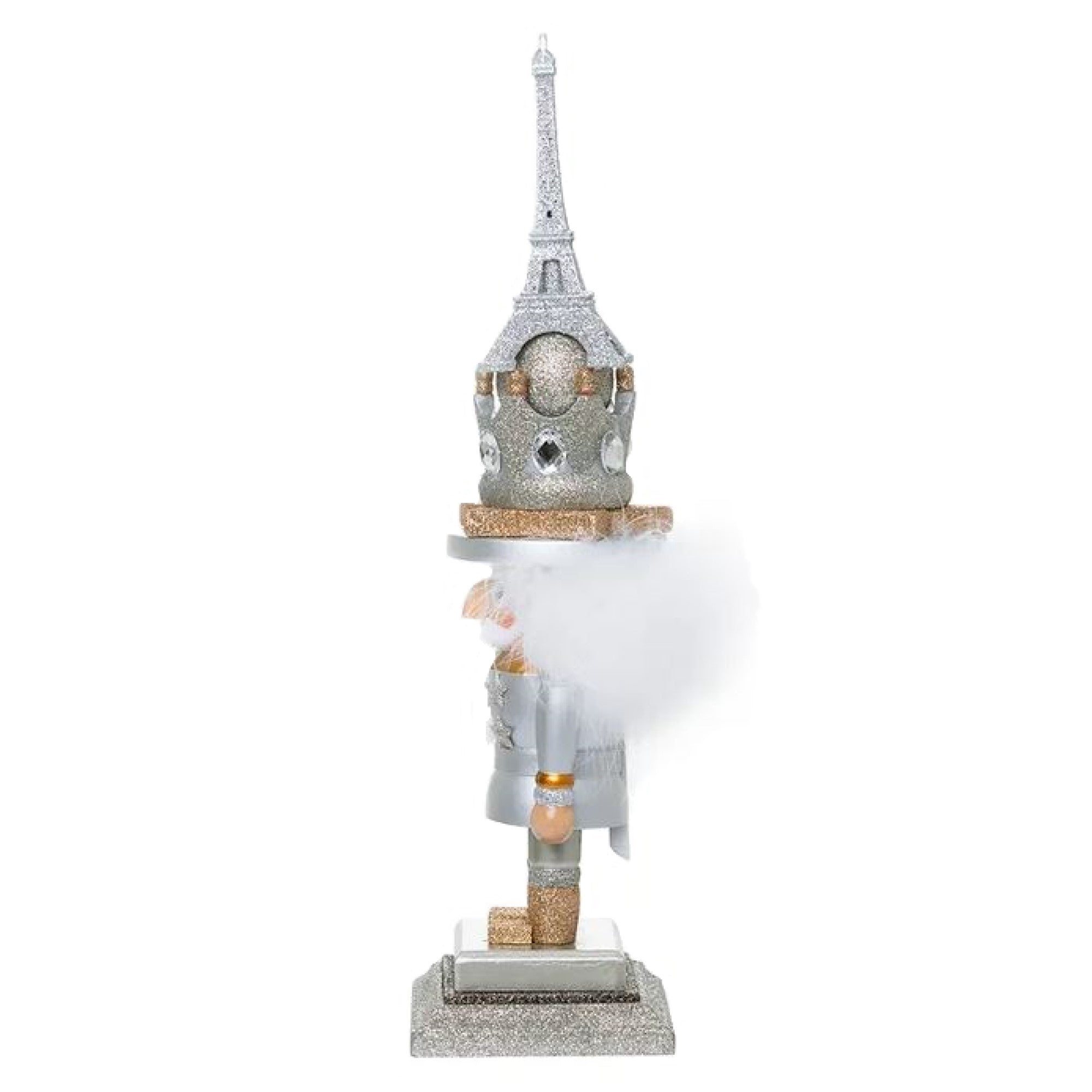 Kurt Adler Hollywood Nutcracker, Paris Hat, 15.75in