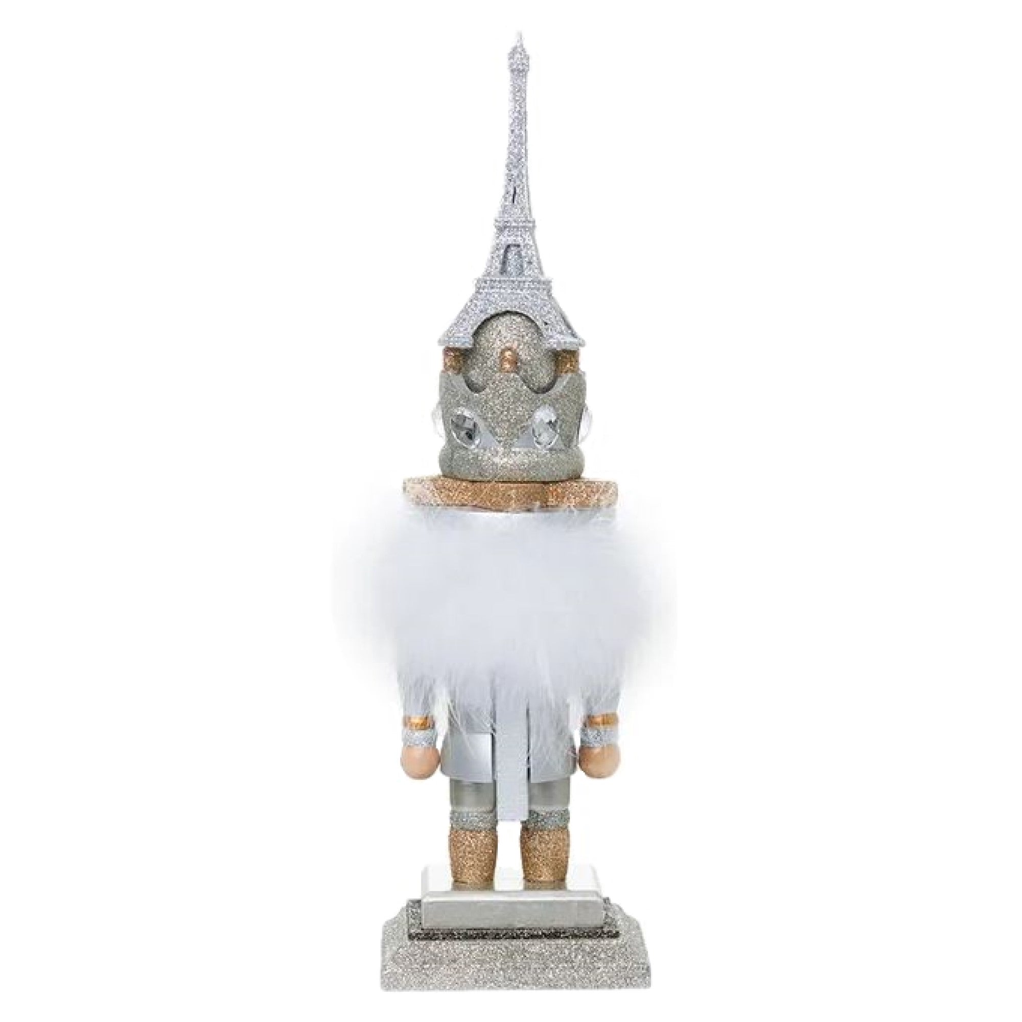 Kurt Adler Hollywood Nutcracker, Paris Hat, 15.75in