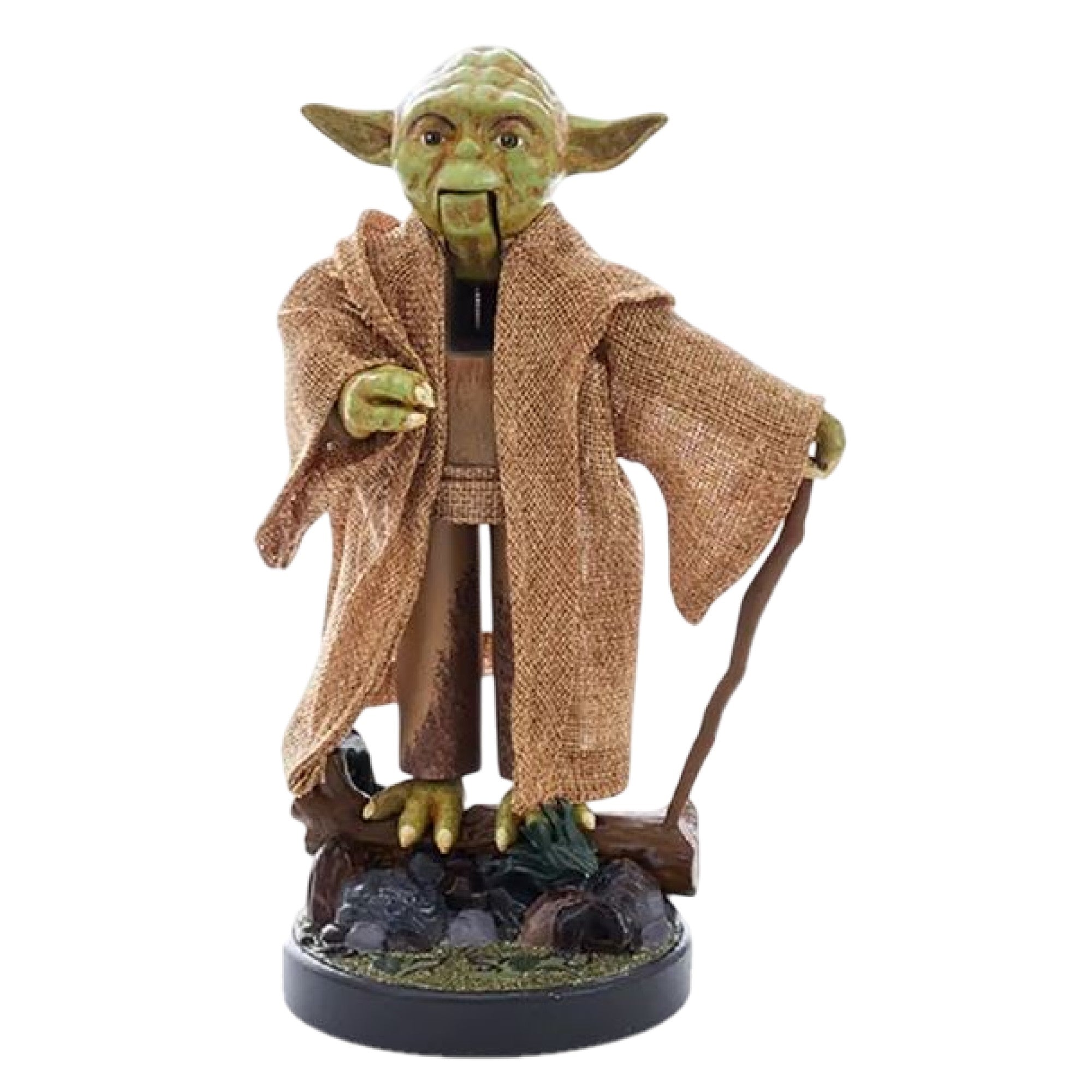 Kurt Adler Hollywood Star Wars Nutcracker, Yoda, 12in