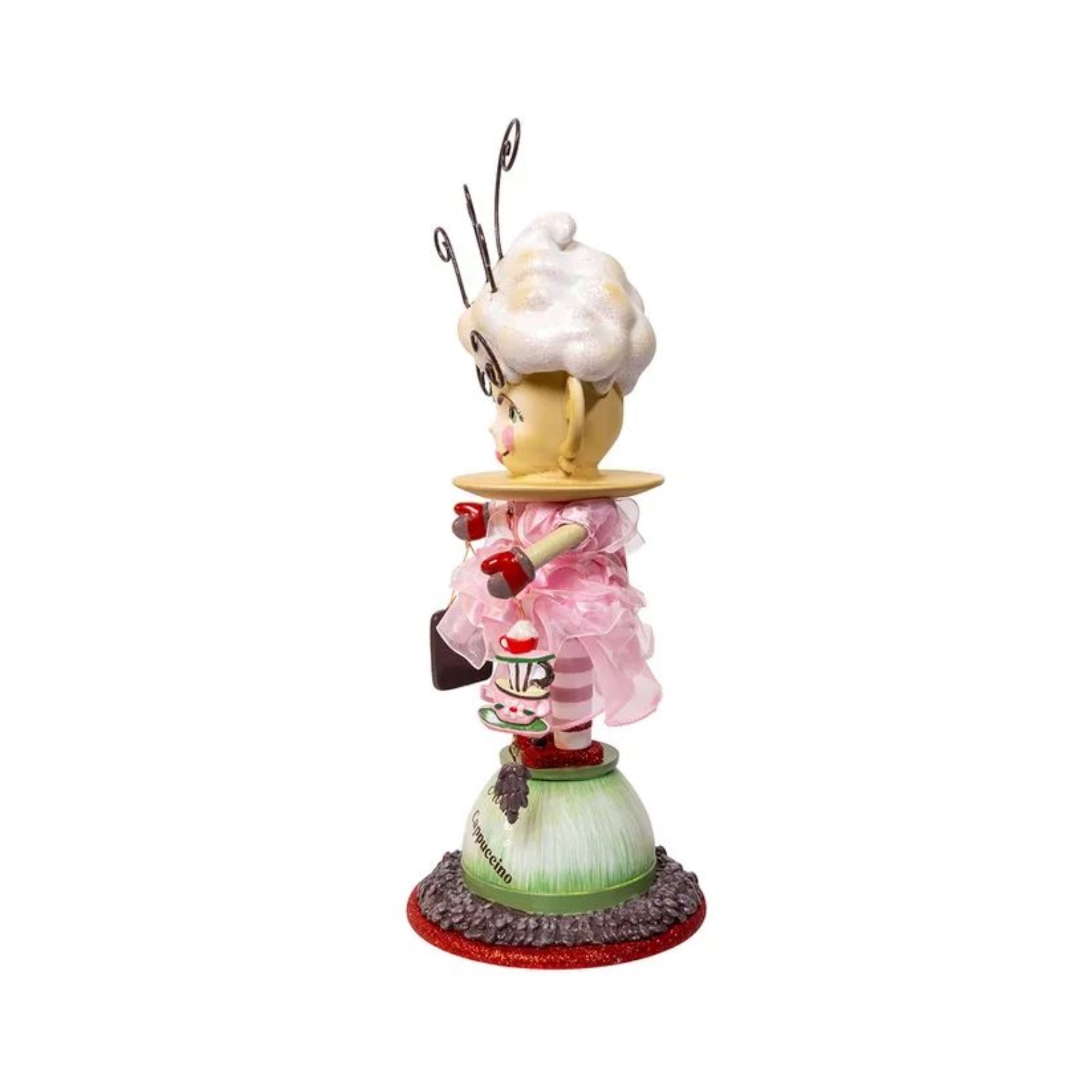 Kurt Adler Resin Hollywood Nutcracker, Coffee Girl, 12in