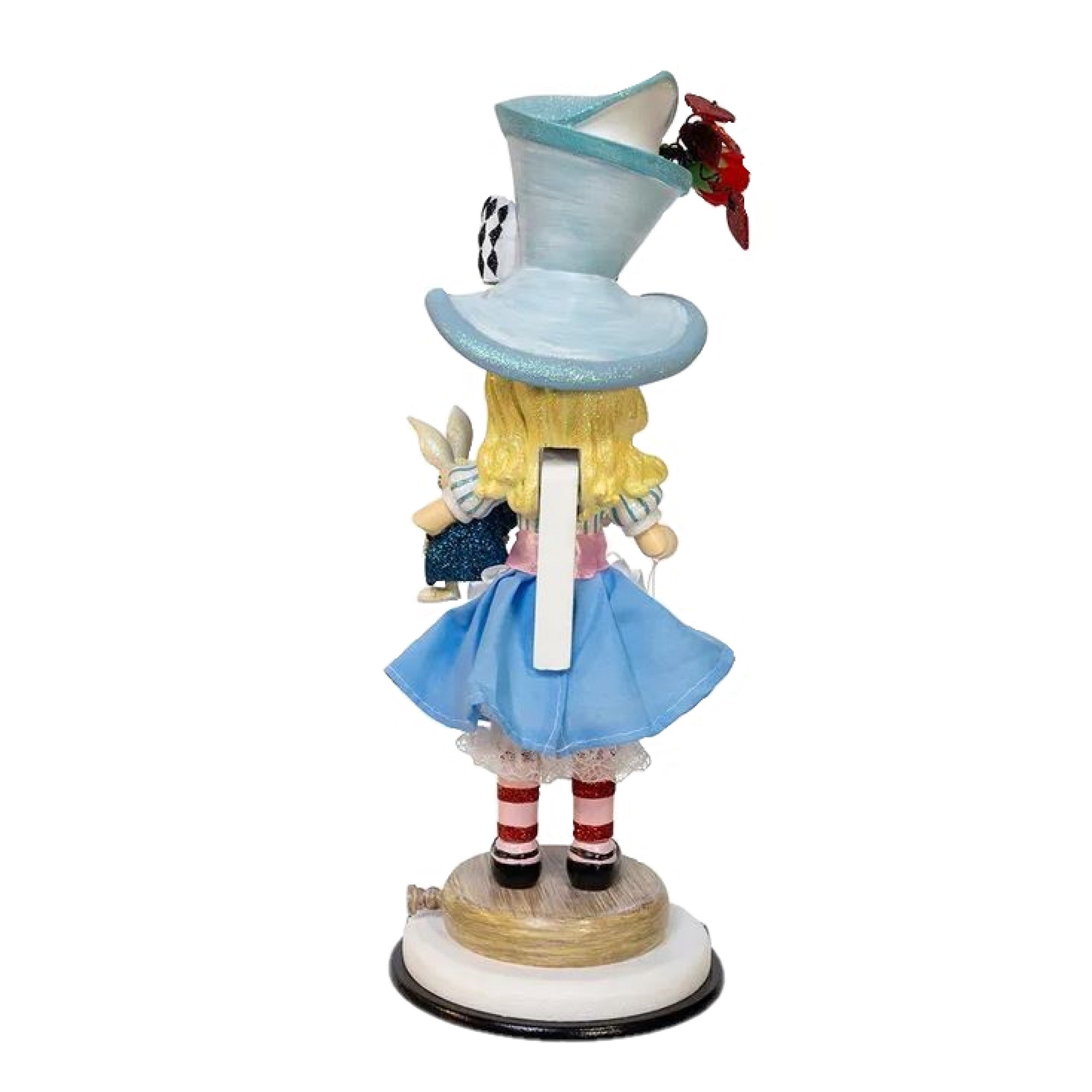 Kurt Adler Wooden Hollywood Nutcracker, Alice in Wonderland, 13in