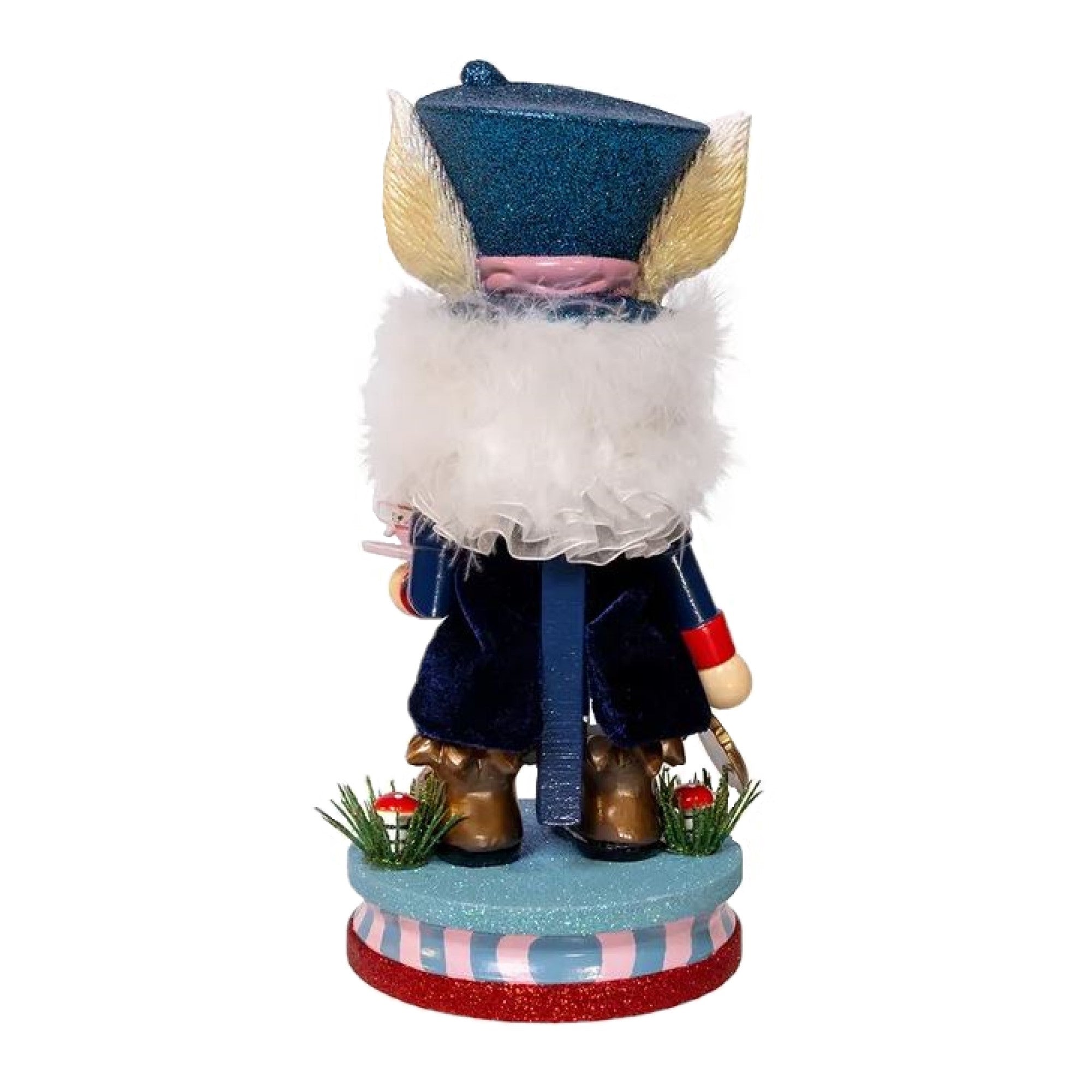 Kurt Adler Wooden Hollywood Nutcracker, White Rabbit, 13in