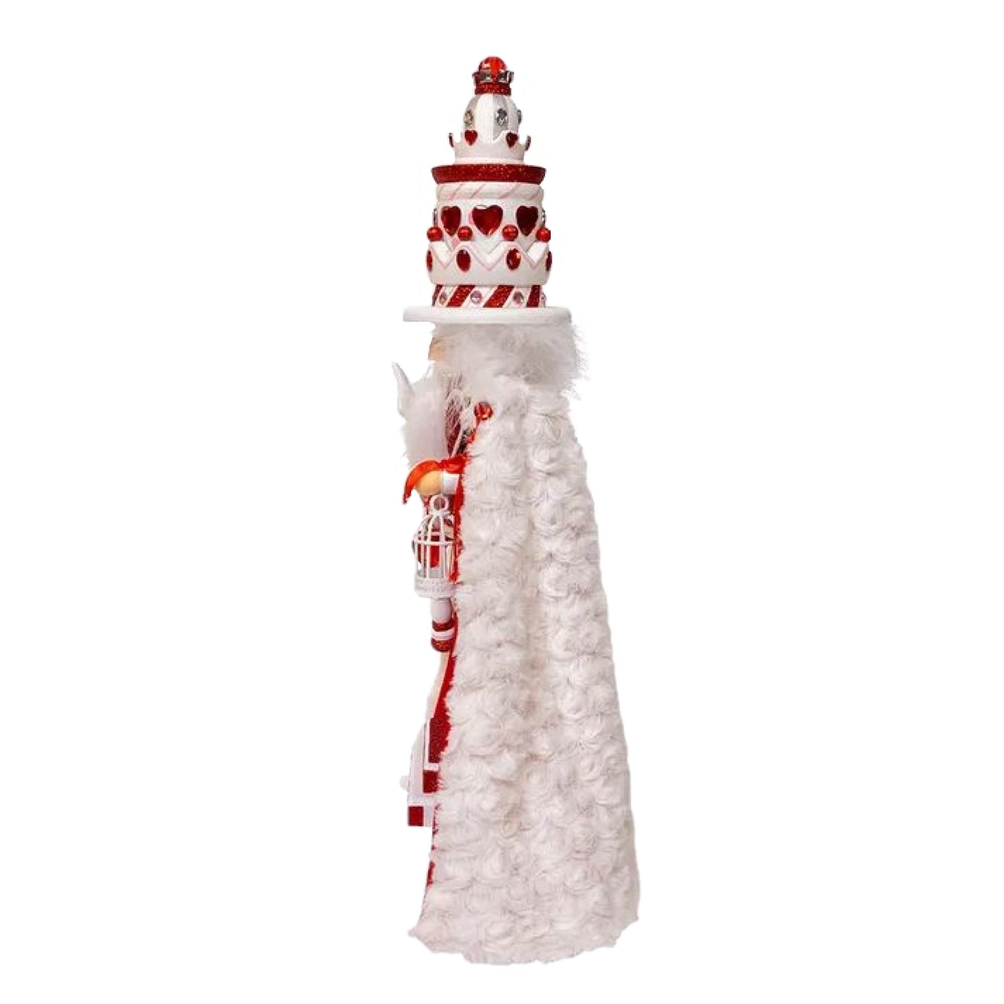 Kurt Adler Wooden Hollywood Nutcracker, King of Hearts, 19.5in