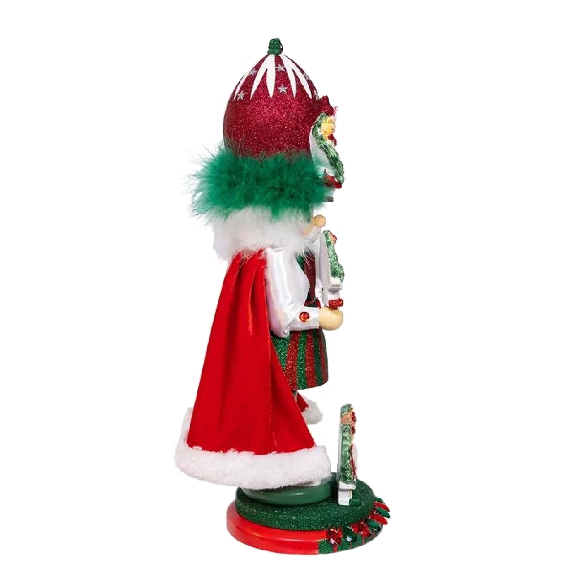 Kurt Adler Wooden Hollywood Nutcracker, 9 Ladies Dancing (9th in Series), 18in
