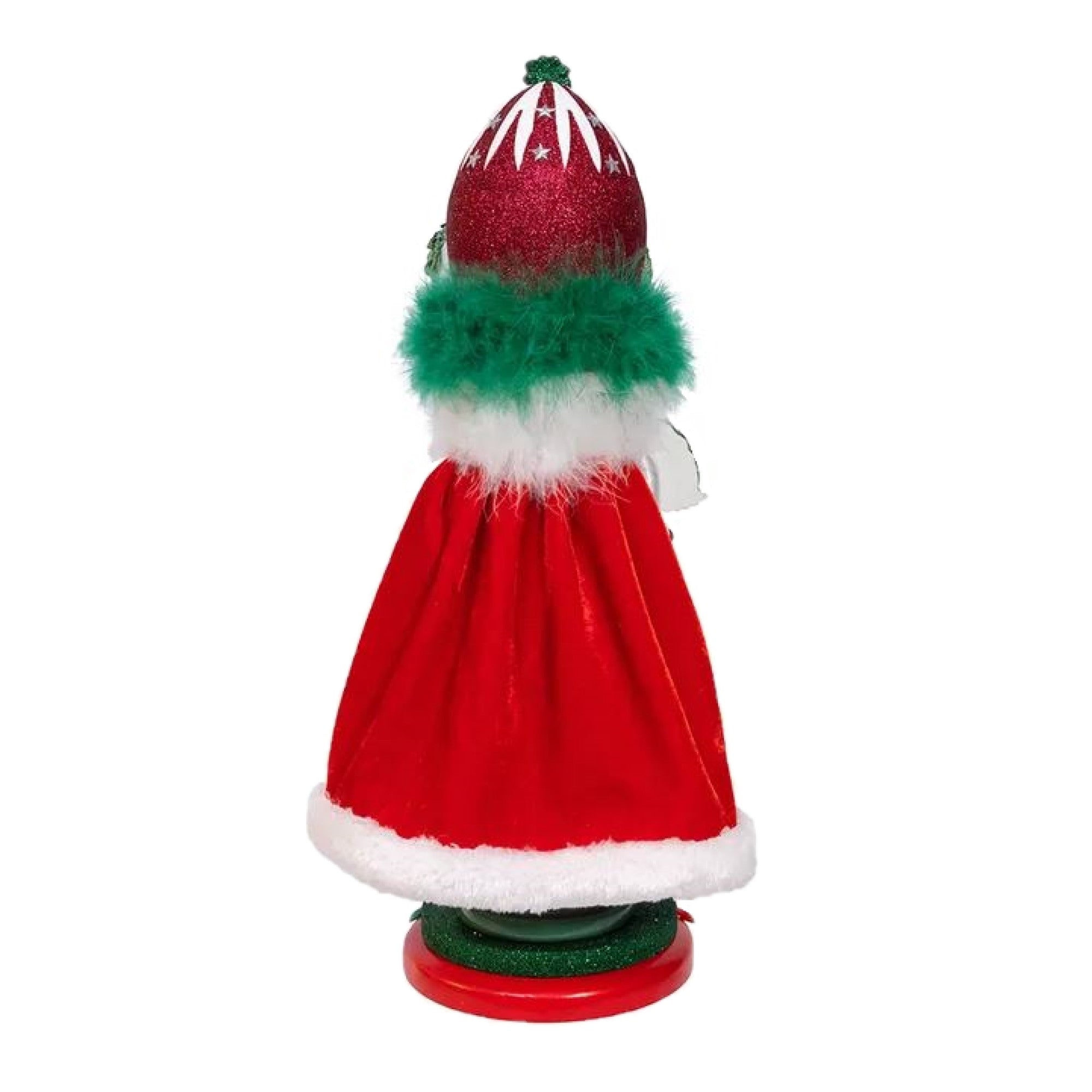 Kurt Adler Wooden Hollywood Nutcracker, 9 Ladies Dancing (9th in Series), 18in