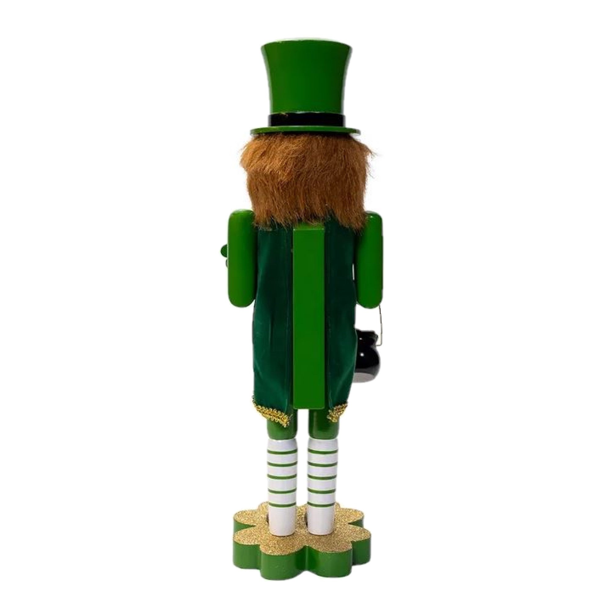 Kurt Adler Wooden Nutcracker, Leprechaun Soldier, 14in