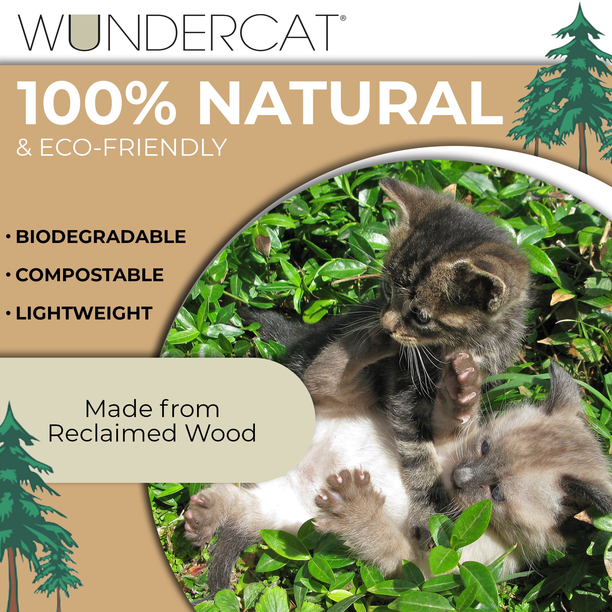 Progressive Planet Wundercat Natural Pine Cat Litter, 20lbs