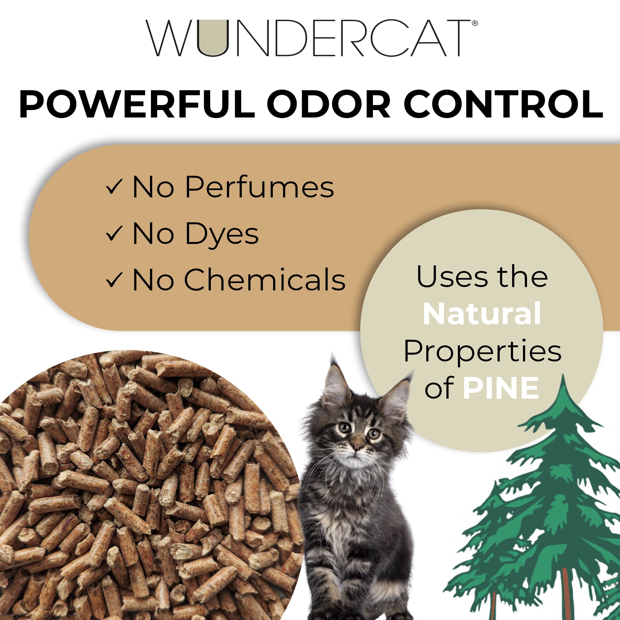 Progressive Planet Wundercat Natural Pine Cat Litter, 20lbs