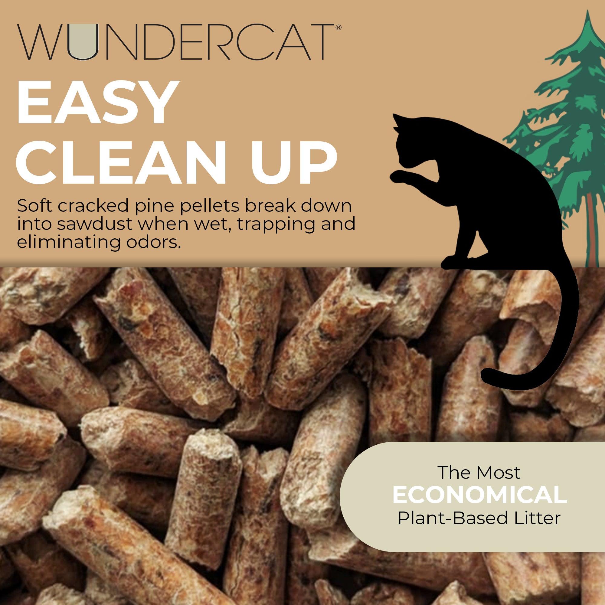Progressive Planet Wundercat Natural Pine Cat Litter, 20lbs