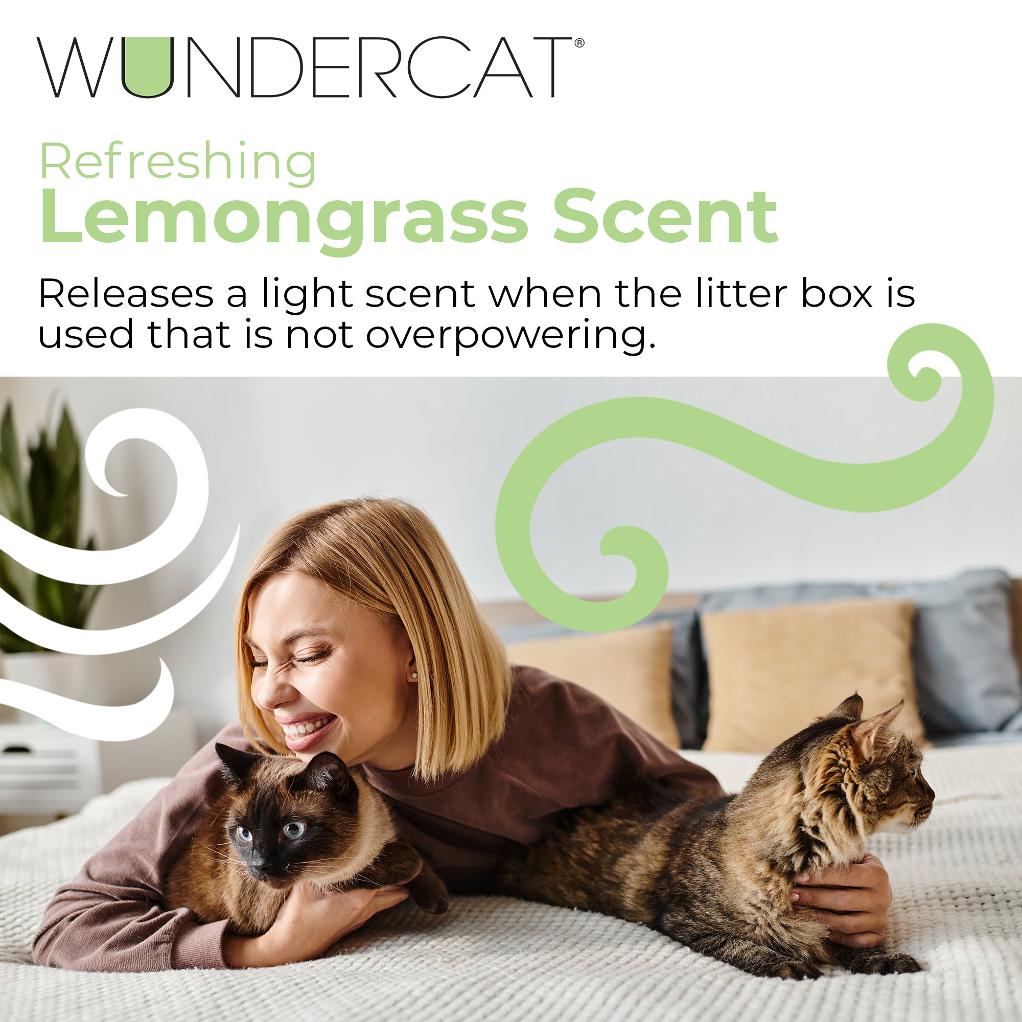 Progressive Planet Wundercat Scoopable Cat Litter with Lemongrass Scent & Baking Soda, 44lbs