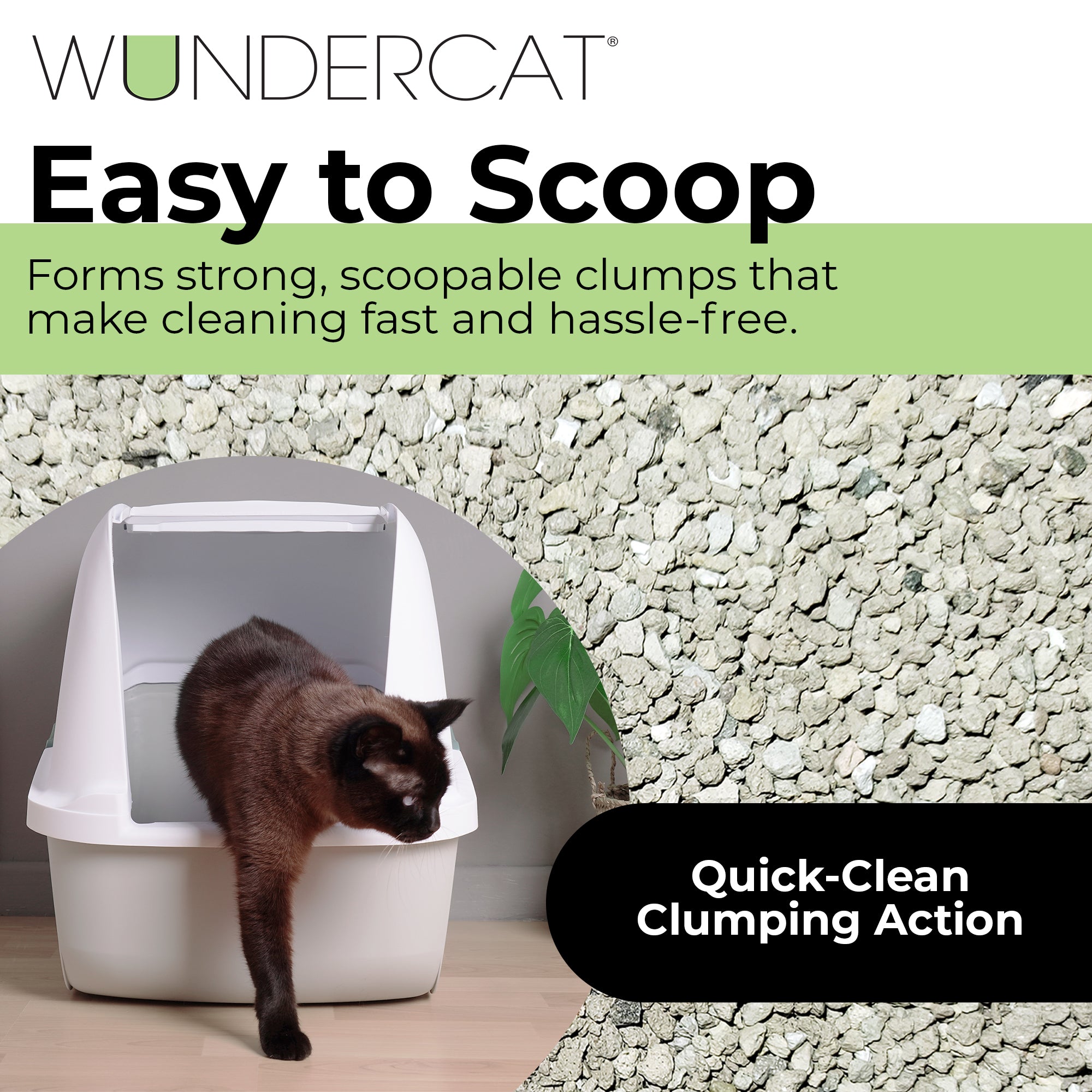 Progressive Planet Wundercat Scoopable Cat Litter with Lemongrass Scent & Baking Soda, 44lbs