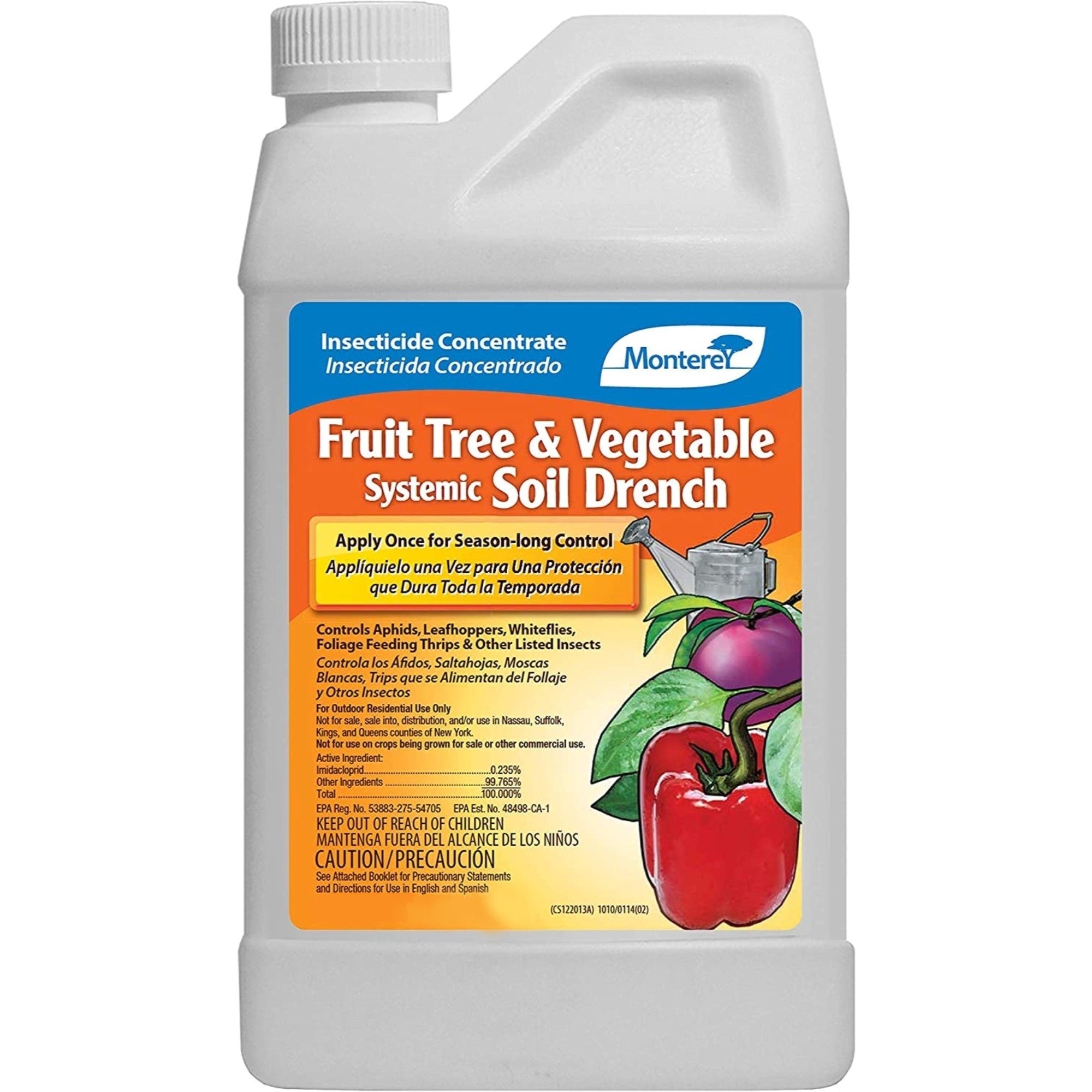 Monterey Fruit Tree & Vegetable Systemic Soil Drench Insecticide Concentrate