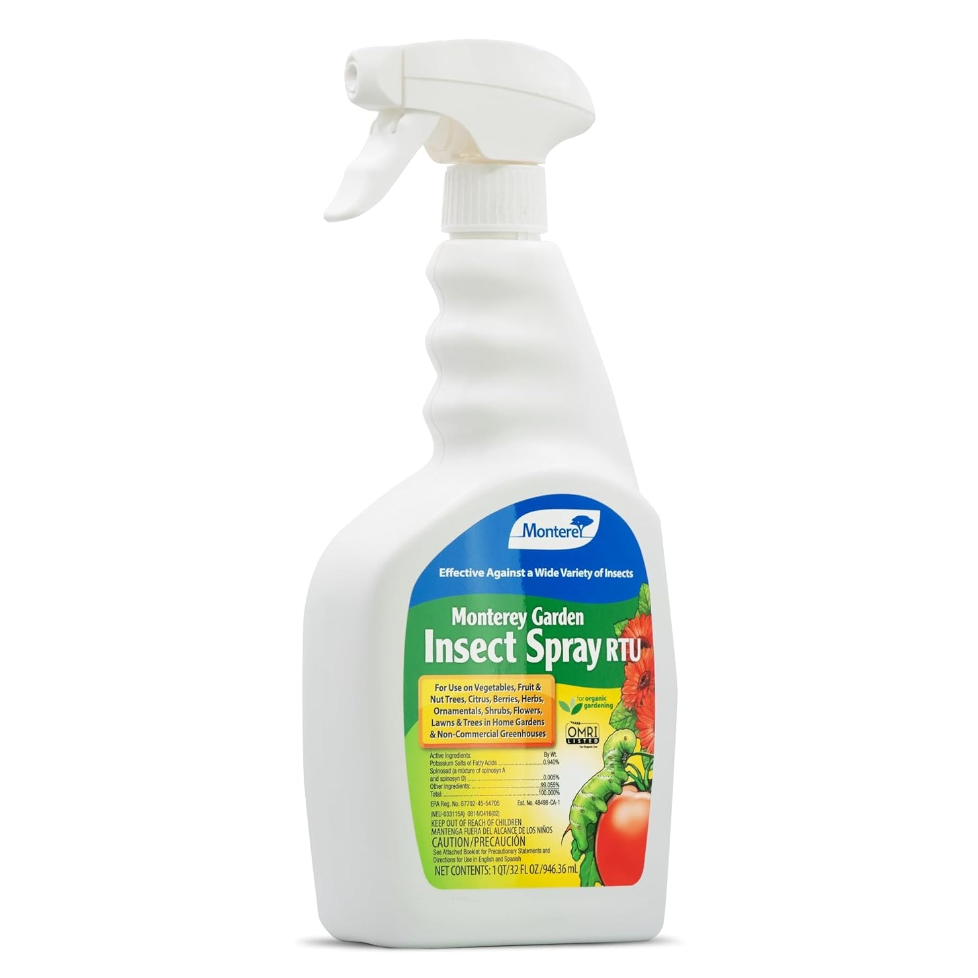 Monterey Garden Insect Spray, Insecticide & Pesticide with Spinosad
