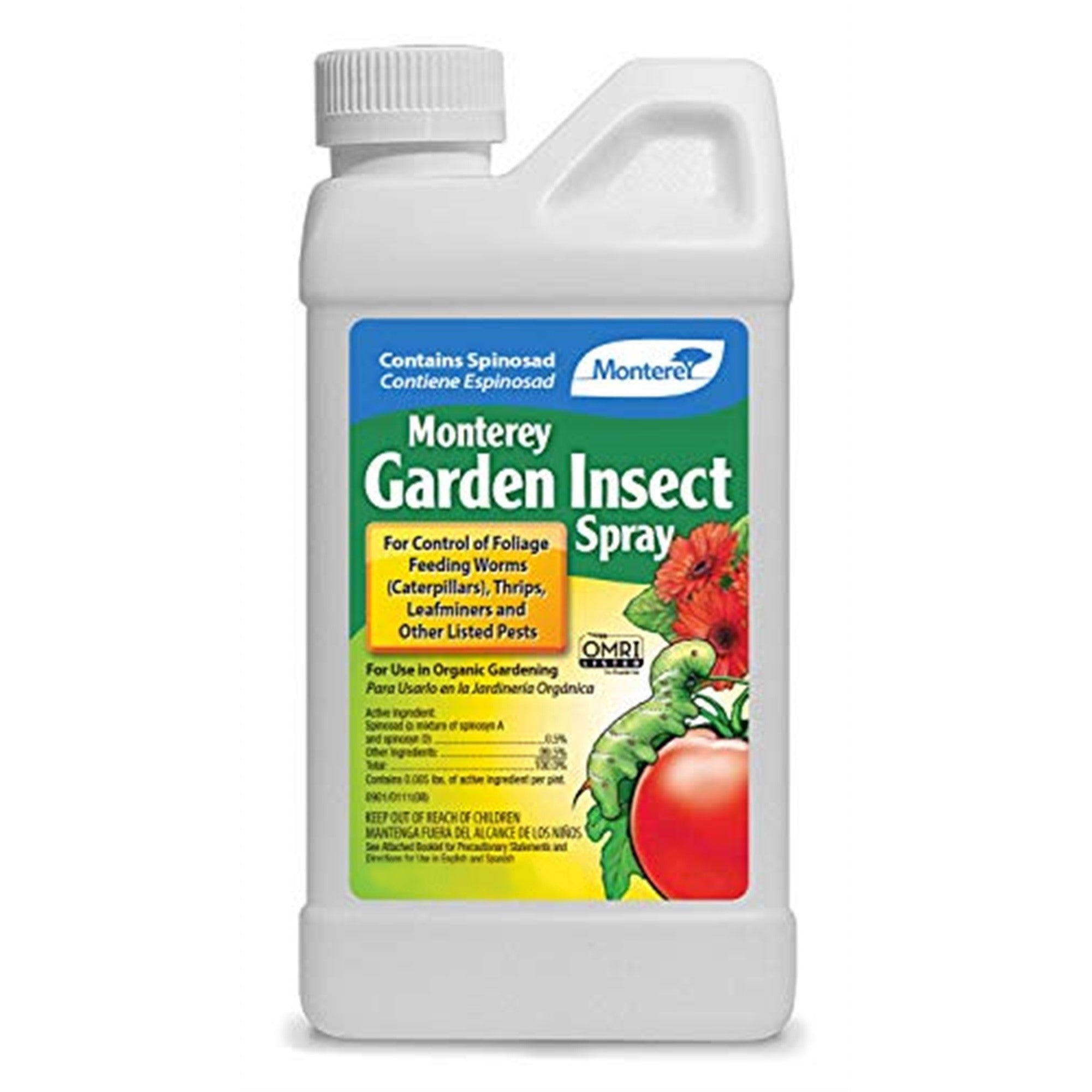 Monterey Garden Insect Spray Concentrate, Insecticide & Pesticide with Spinosad